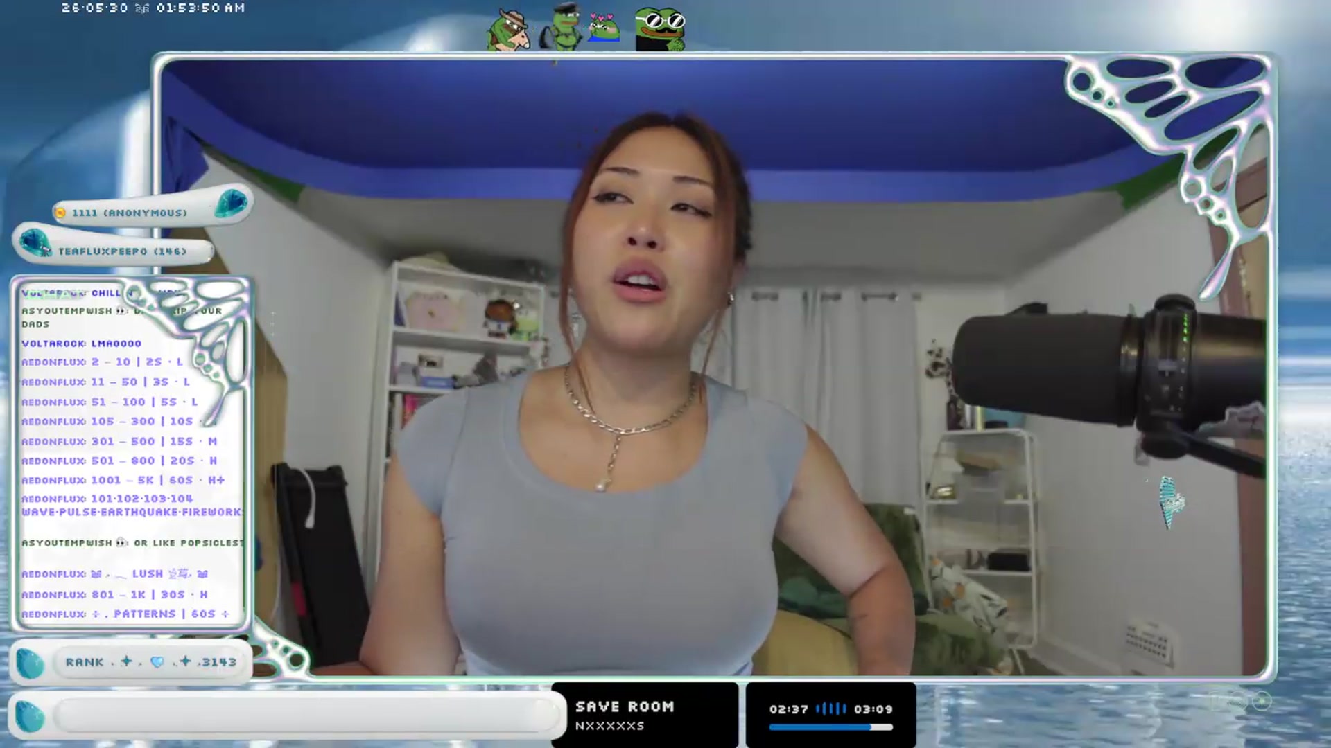Gallery image thumbnail from AedonFlux's myfreecams stream on, 05/30/2026, 07:27 image 5 of 20