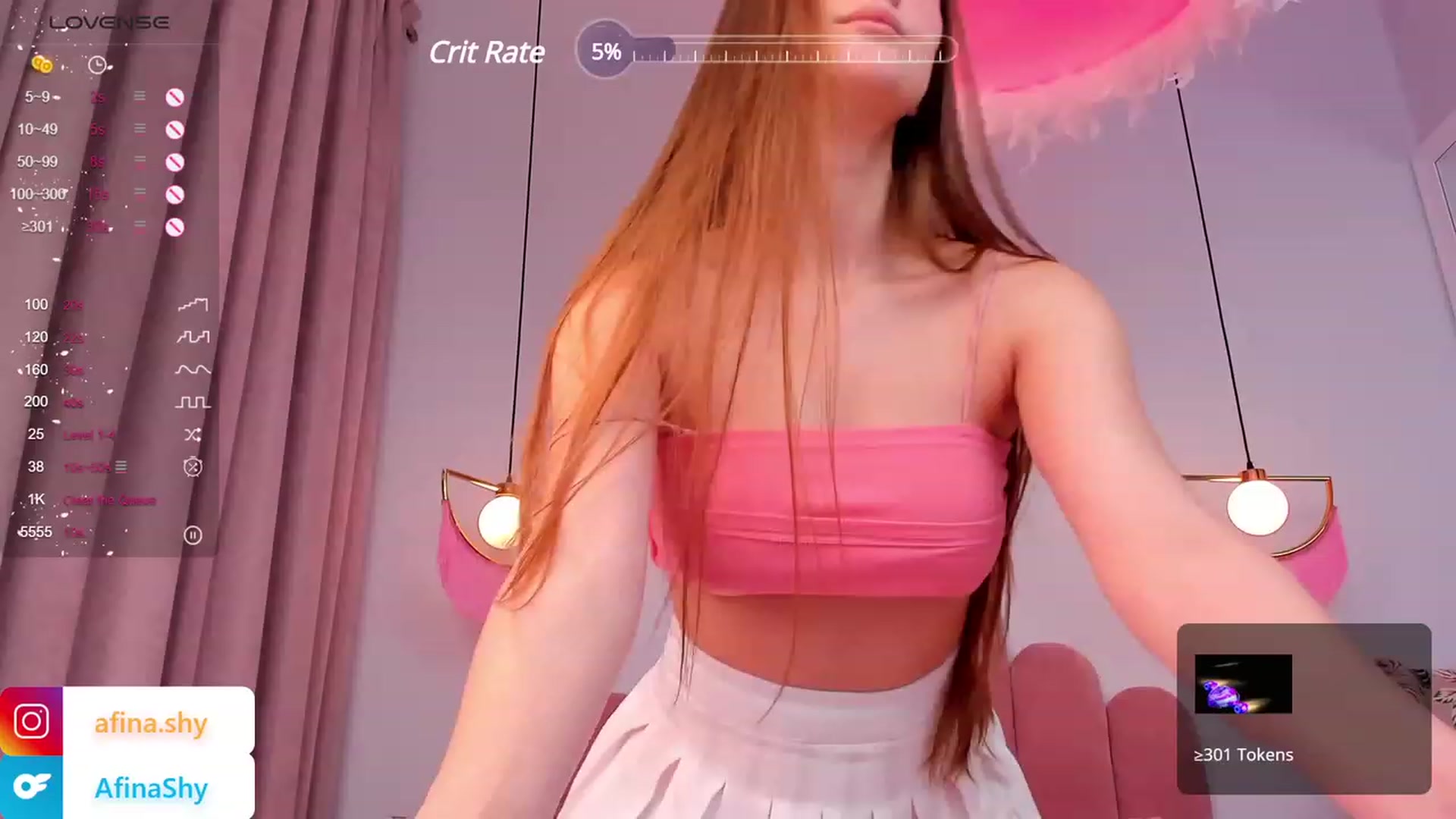 Gallery image thumbnail from AfinaShy's myfreecams stream on, 11/22/2023, 17:42 image 7 of 20