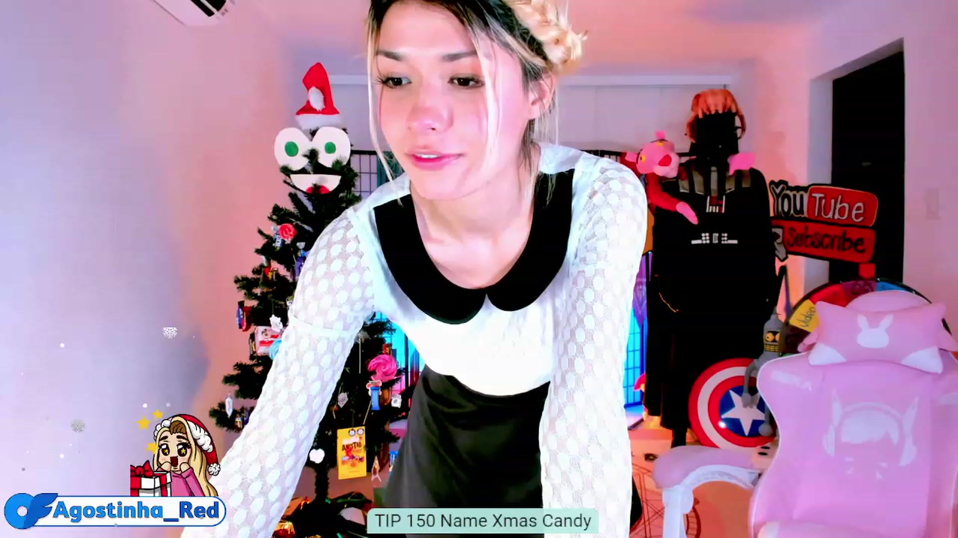 Gallery image thumbnail from Agostinha_Red's myfreecams stream on, 12/13/2022, 24:16 image 2 of 20