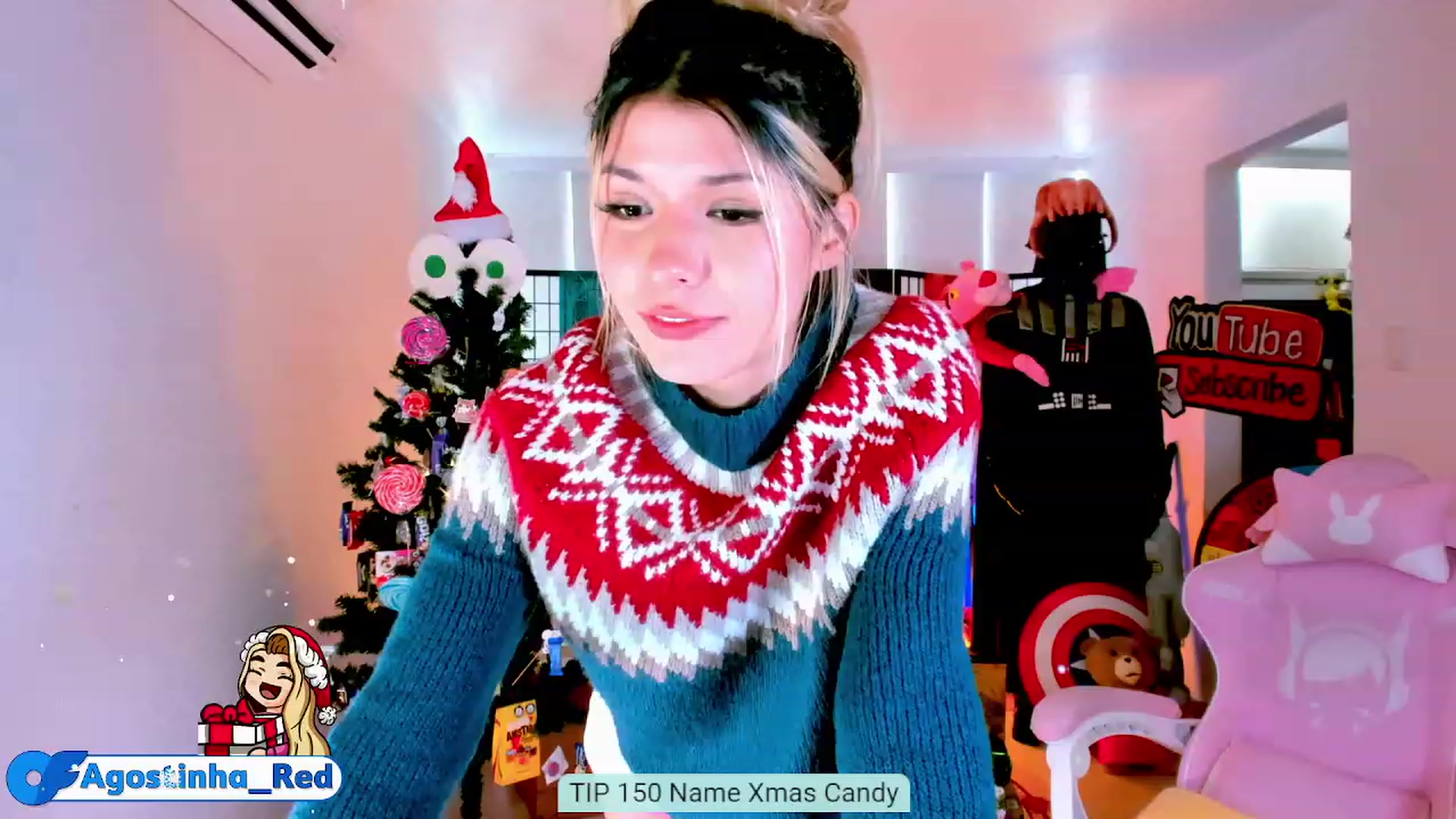 Gallery image thumbnail from Agostinha_Red's myfreecams stream on, 12/19/2022, 17:21 image 6 of 20