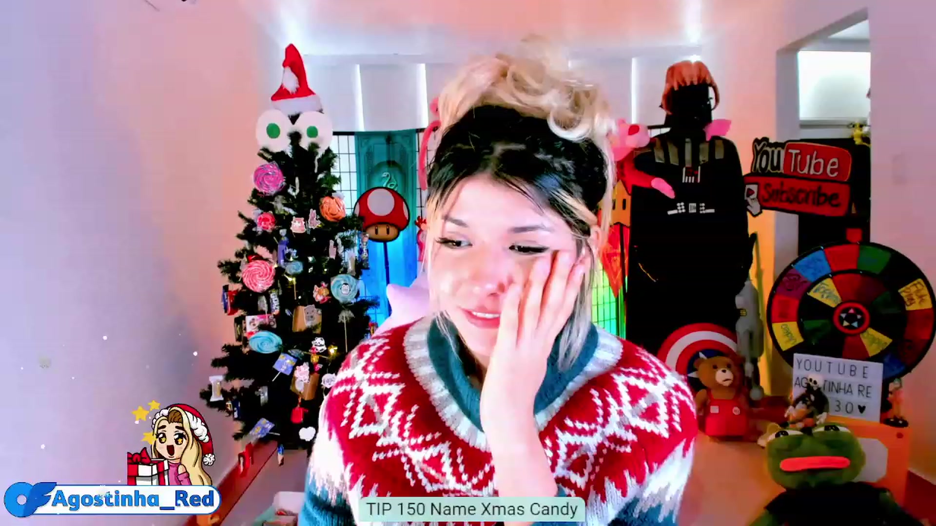 Gallery image thumbnail from Agostinha_Red's myfreecams stream on, 12/19/2022, 17:21 image 10 of 20