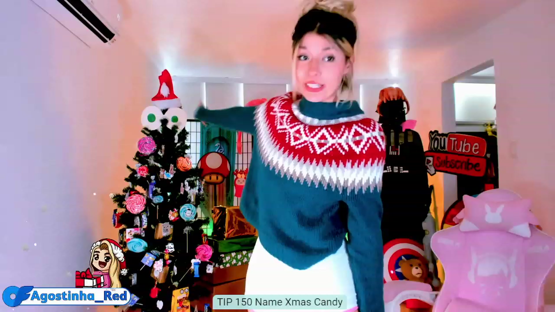 Gallery image thumbnail from Agostinha_Red's myfreecams stream on, 12/19/2022, 17:21 image 2 of 20