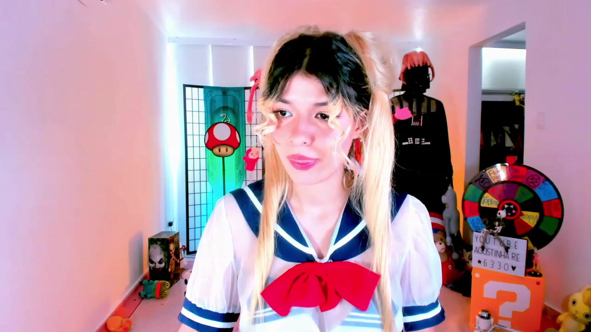 Gallery image thumbnail from Agostinha_Red's myfreecams stream on, 01/15/2023, 16:57 image 1 of 20