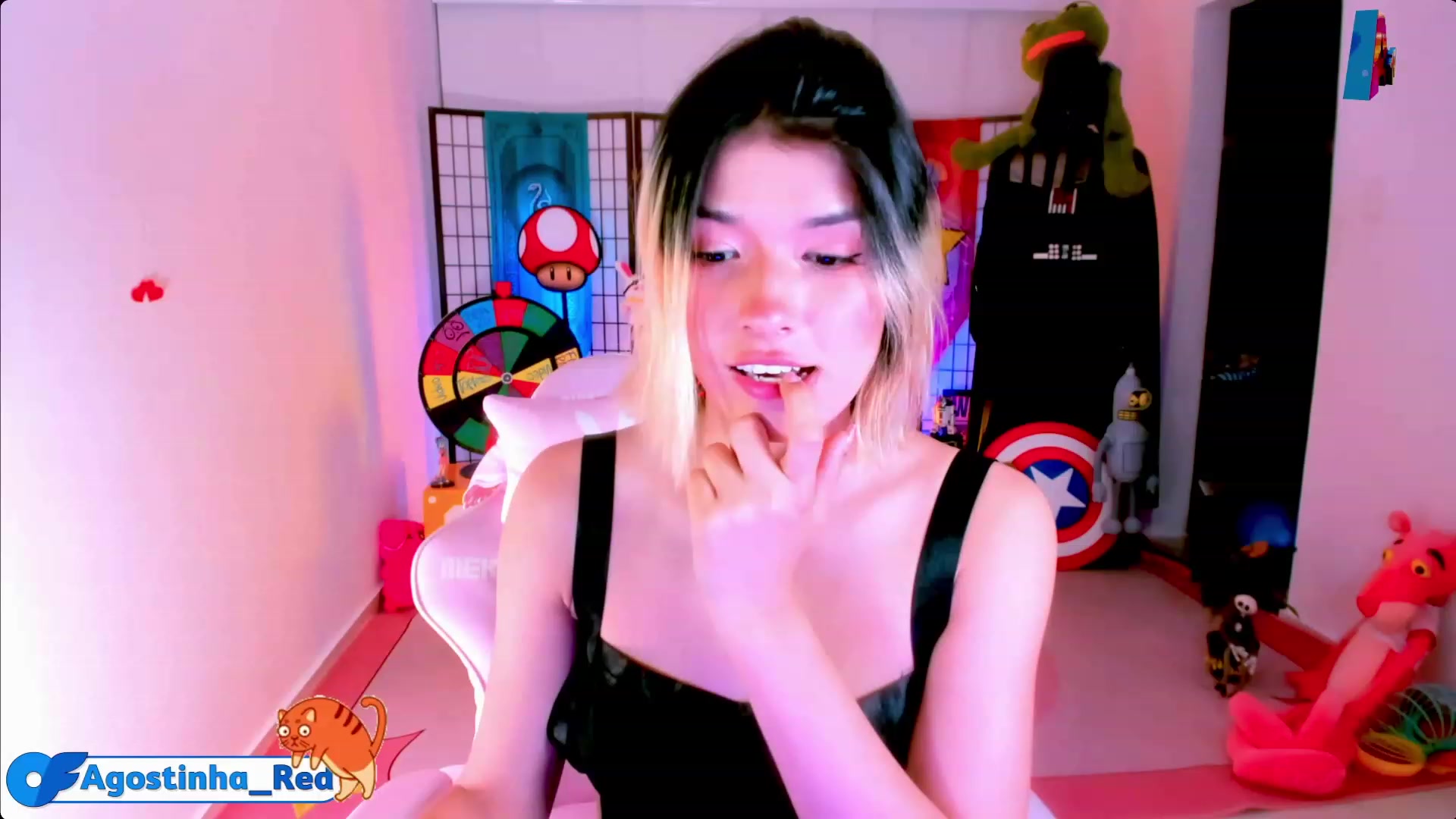 Gallery image thumbnail from Agostinha_Red's myfreecams stream on, 03/21/2023, 01:18 image 1 of 20