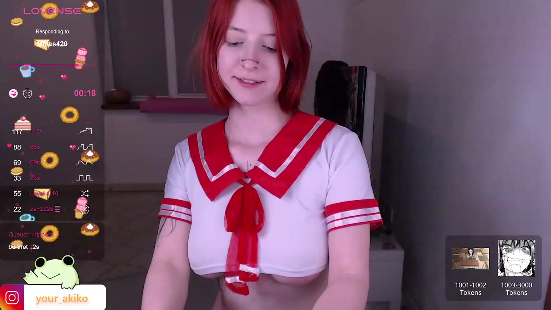 Gallery image thumbnail from AkikoHentai's myfreecams stream on, 01/17/2024, 16:54 image 11 of 20