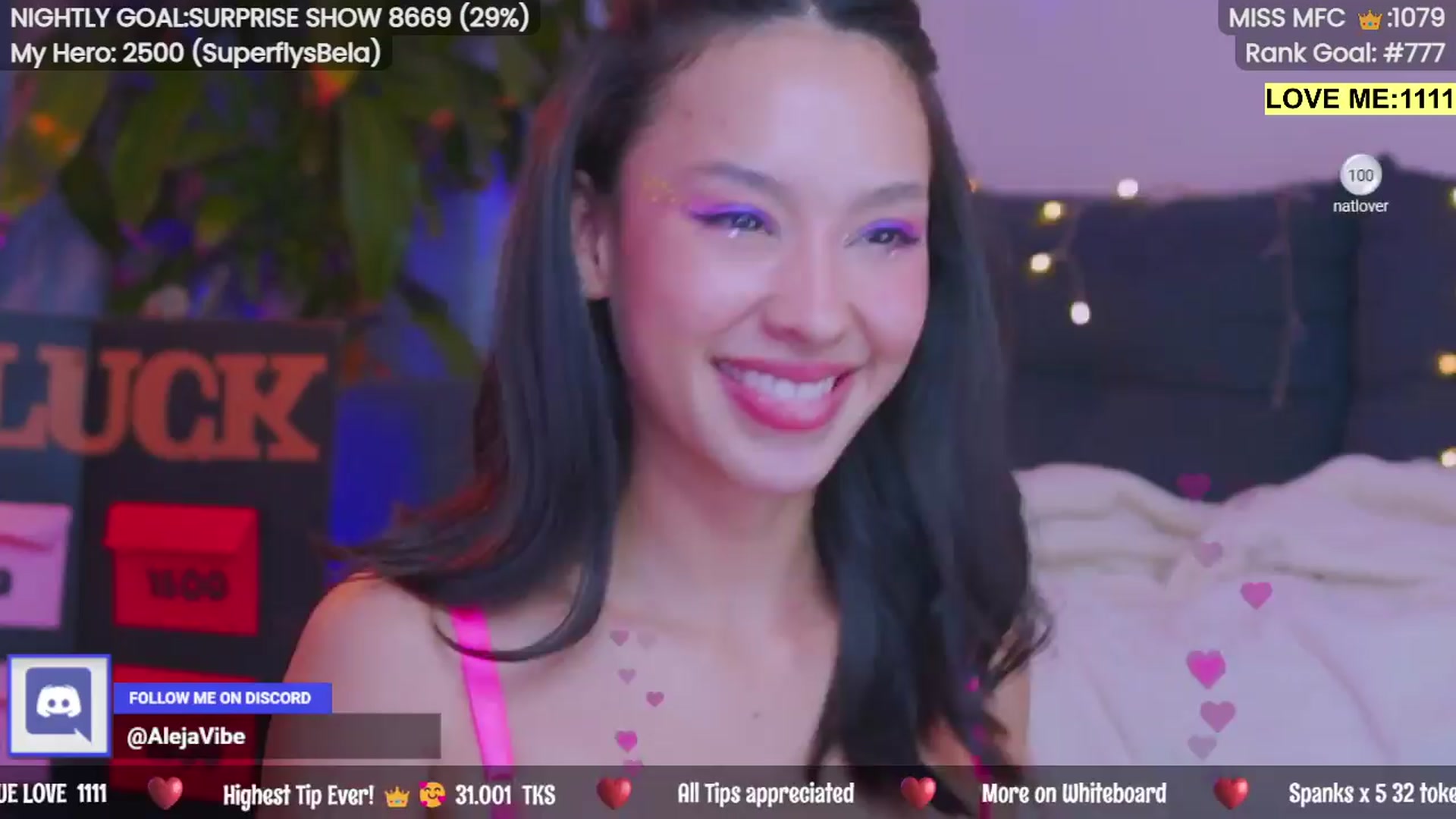 Gallery image thumbnail from AlejaVibe's myfreecams stream on, 04/14/2024, 08:43 image 5 of 20