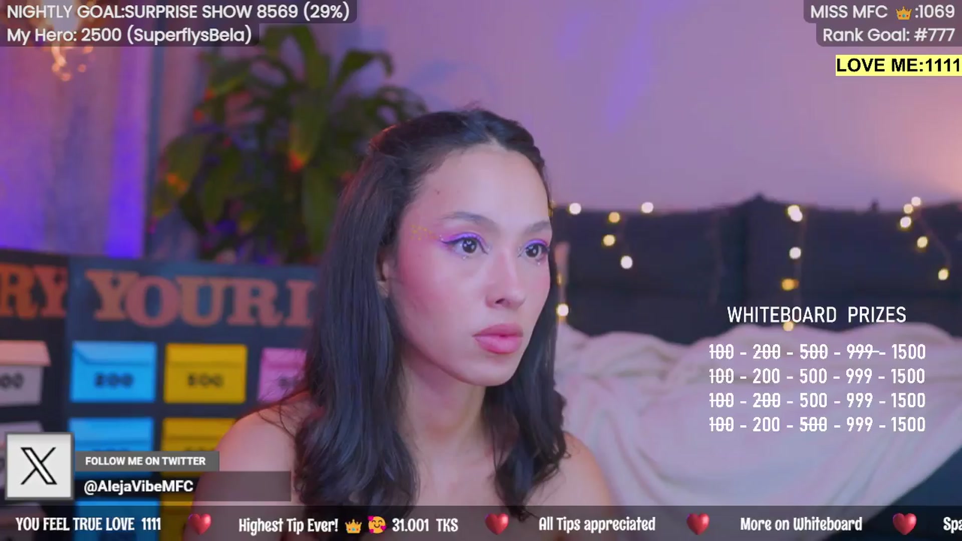 Gallery image thumbnail from AlejaVibe's myfreecams stream on, 04/14/2024, 08:43 image 20 of 20