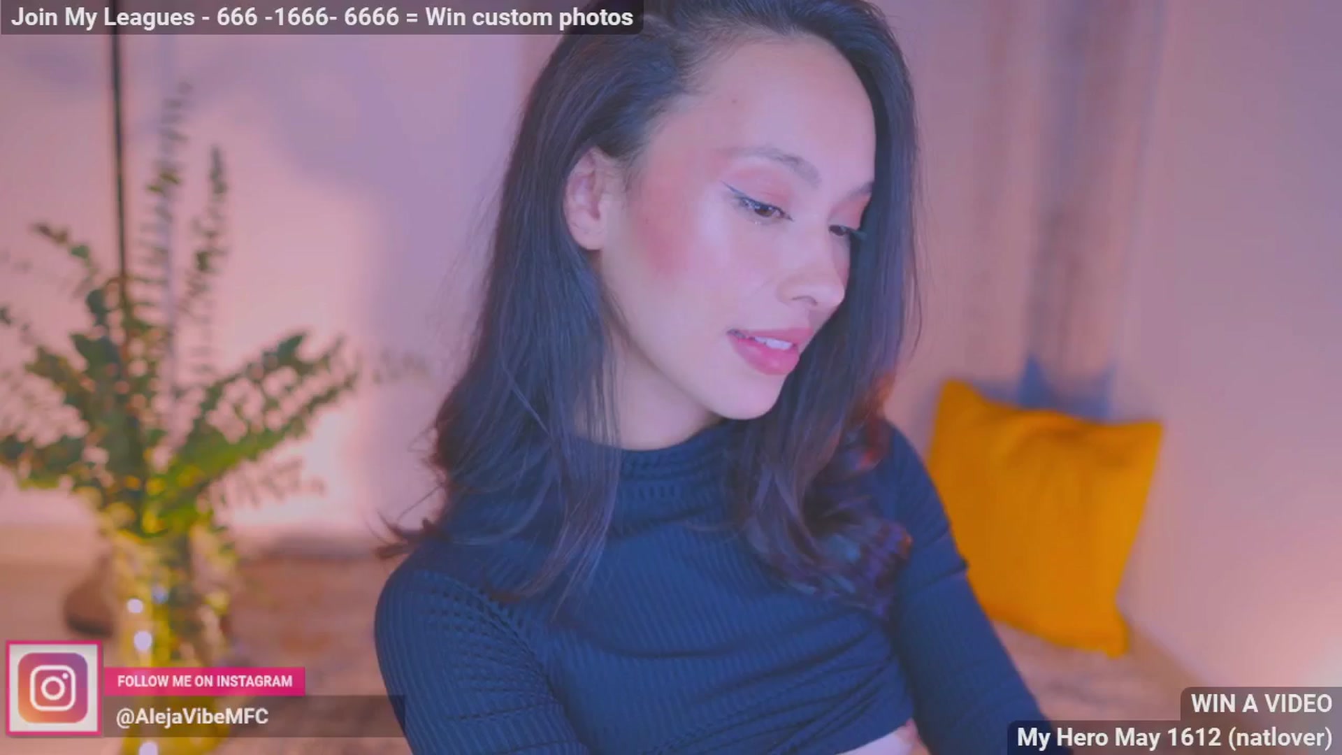 Gallery image thumbnail from AlejaVibe's myfreecams stream on, 06/01/2024, 07:51 image 1 of 20