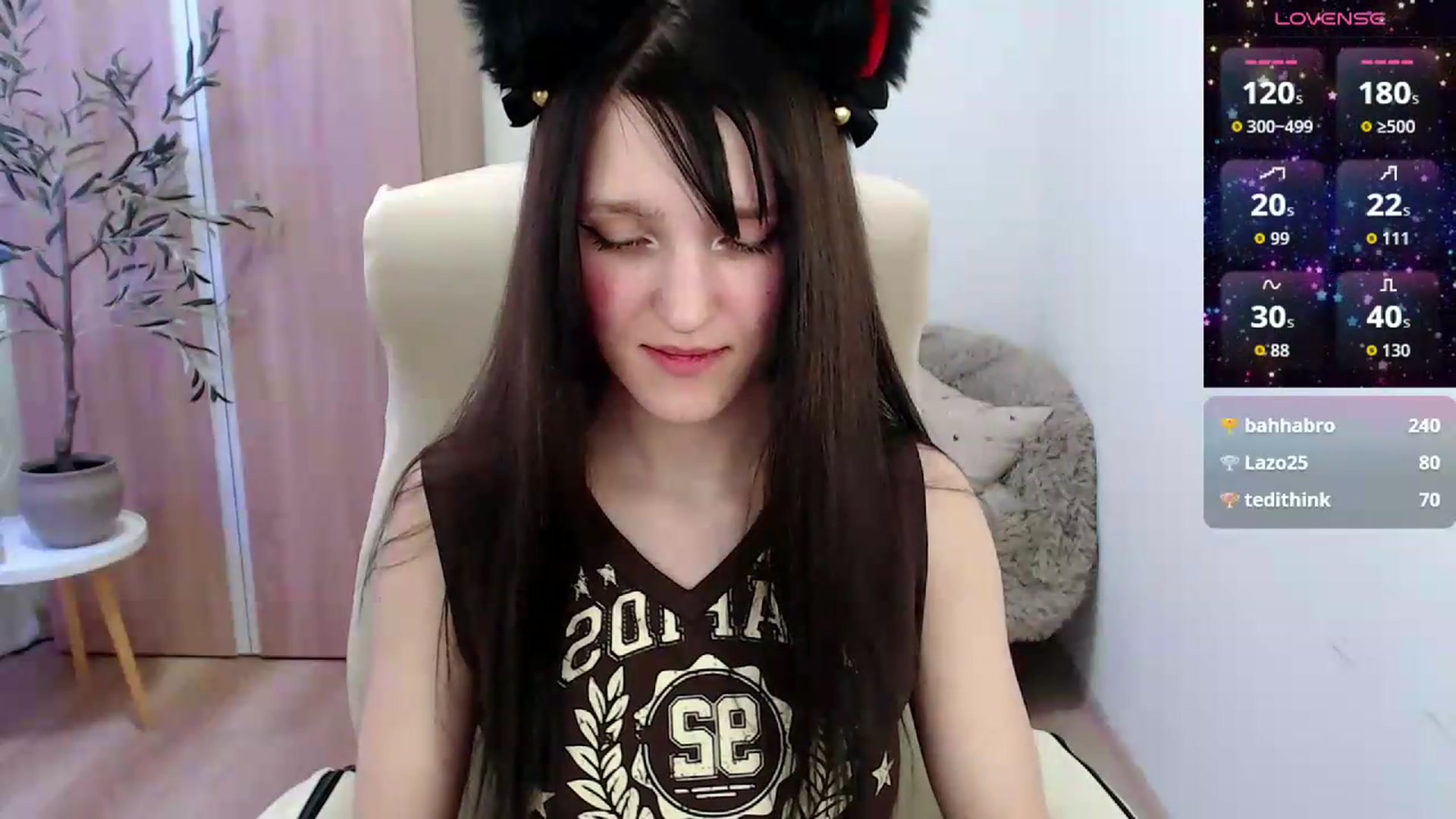 Gallery image thumbnail from AlettaPearl's myfreecams stream on, 06/27/2026, 11:42 image 6 of 20
