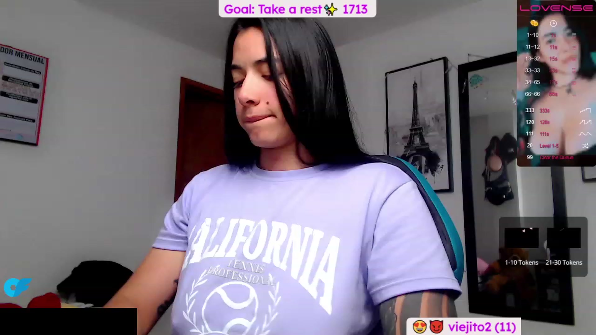 Gallery image thumbnail from Alexapancakes's myfreecams stream on, 04/17/2023, 23:32 image 11 of 20
