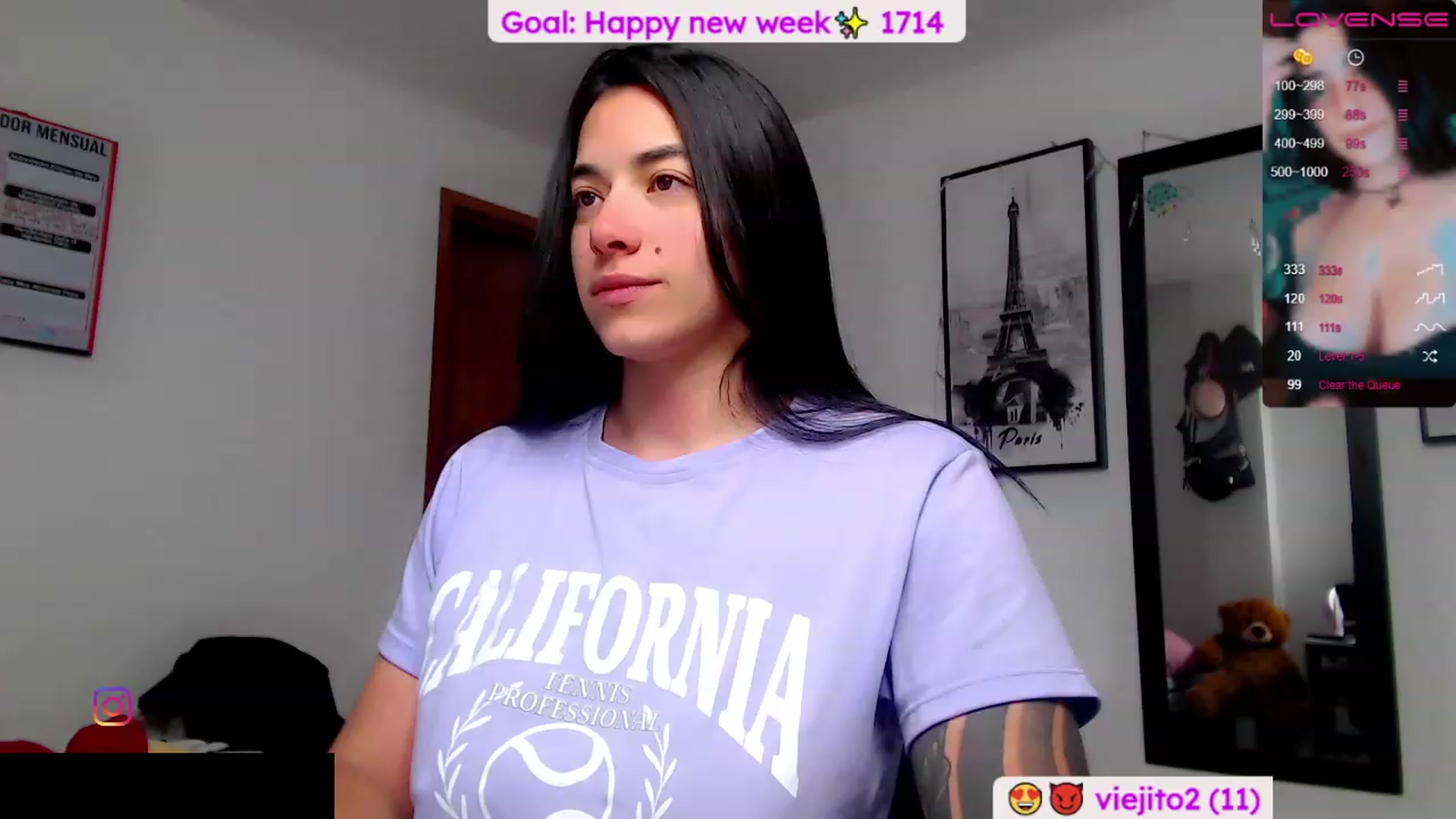 Gallery image thumbnail from Alexapancakes's myfreecams stream on, 04/17/2023, 23:32 image 1 of 20