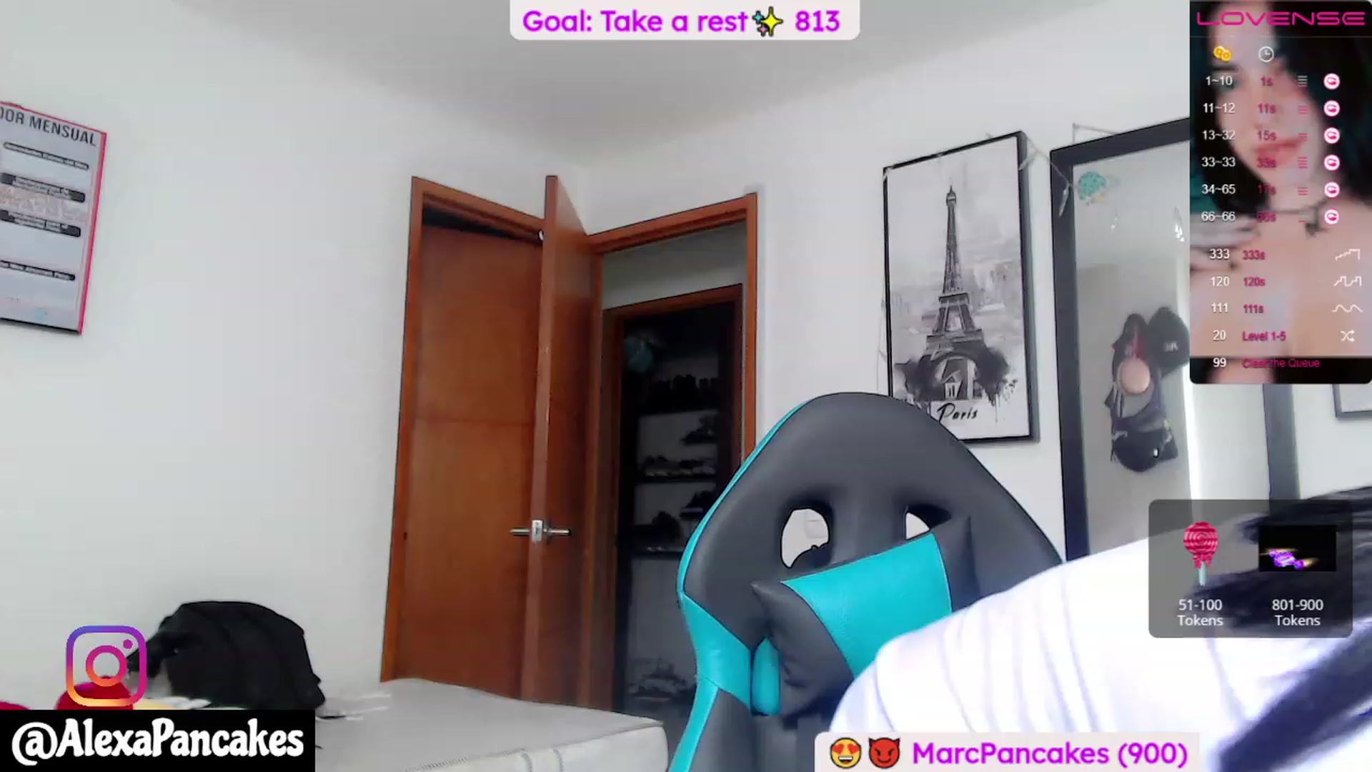 Gallery image thumbnail from Alexapancakes's myfreecams stream on, 04/17/2023, 23:32 image 19 of 20