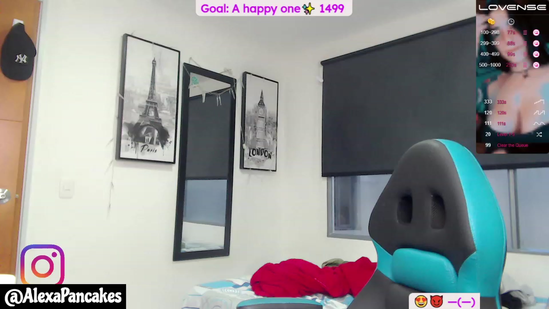 Gallery image thumbnail from Alexapancakes's myfreecams stream on, 05/29/2023, 24:25 image 3 of 20