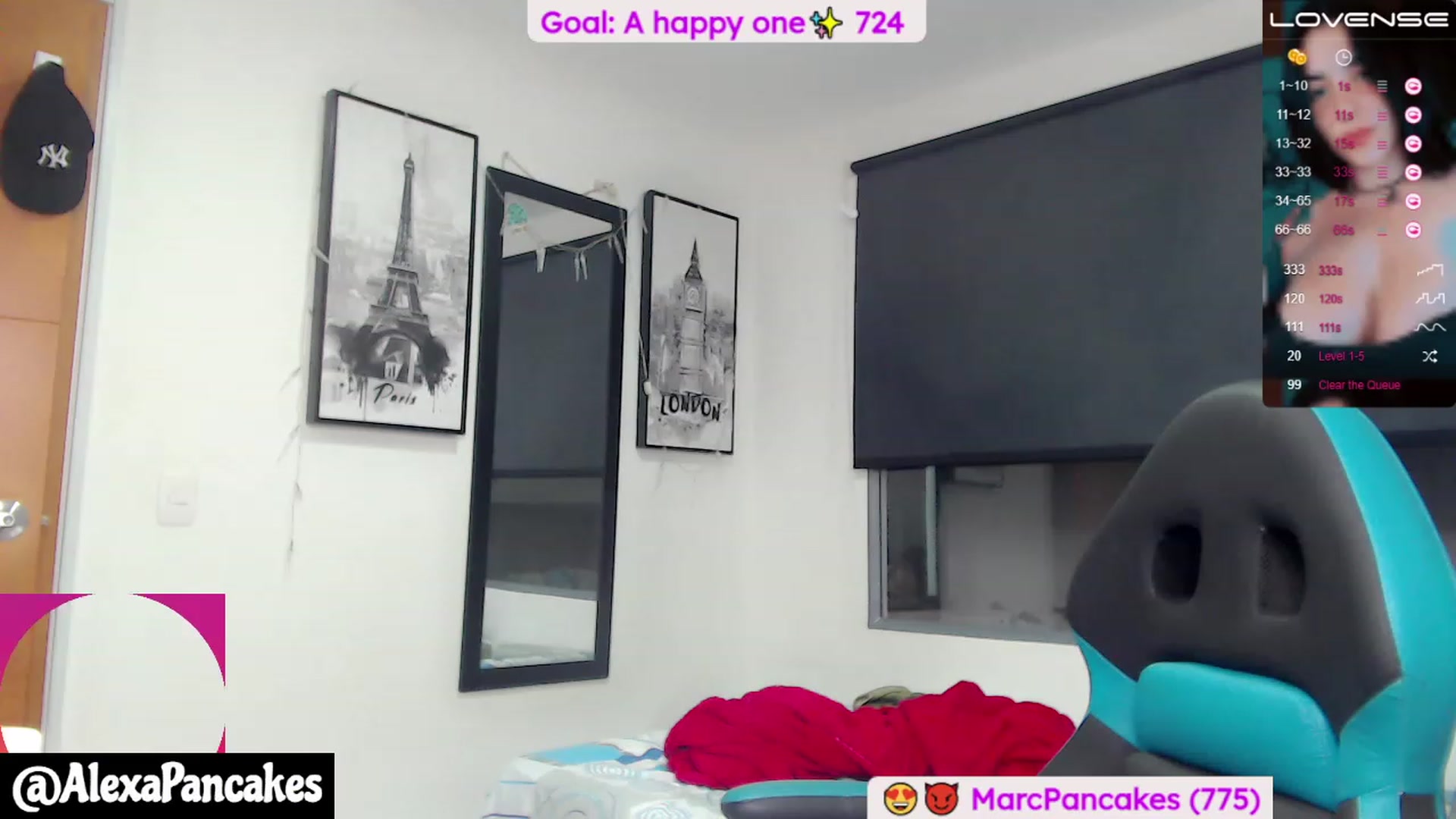 Gallery image thumbnail from Alexapancakes's myfreecams stream on, 05/29/2023, 24:25 image 15 of 20