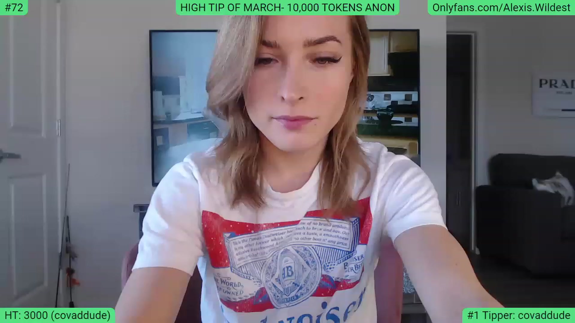 Gallery image thumbnail from AlexisWildest's myfreecams stream on, 03/19/2023, 19:47 image 2 of 20