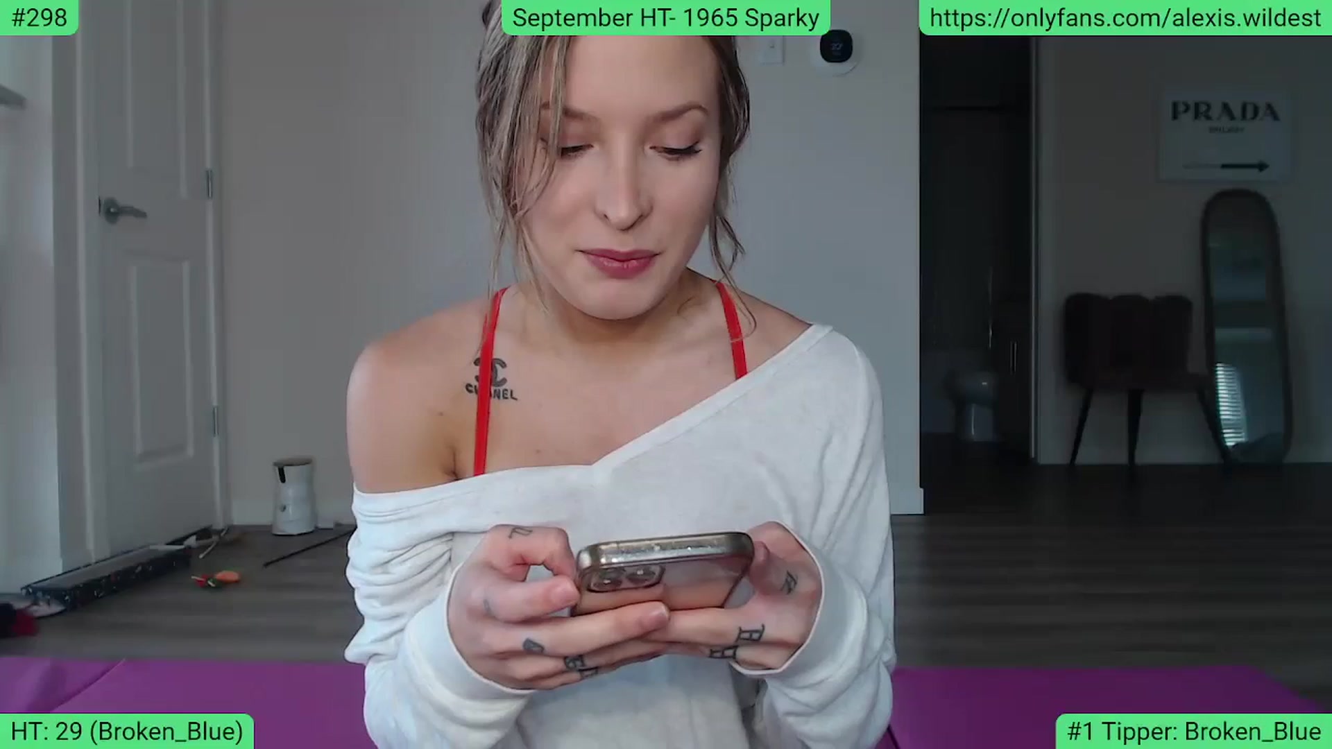 Gallery image thumbnail from AlexisWildest's myfreecams stream on, 09/04/2023, 21:00 image 1 of 20