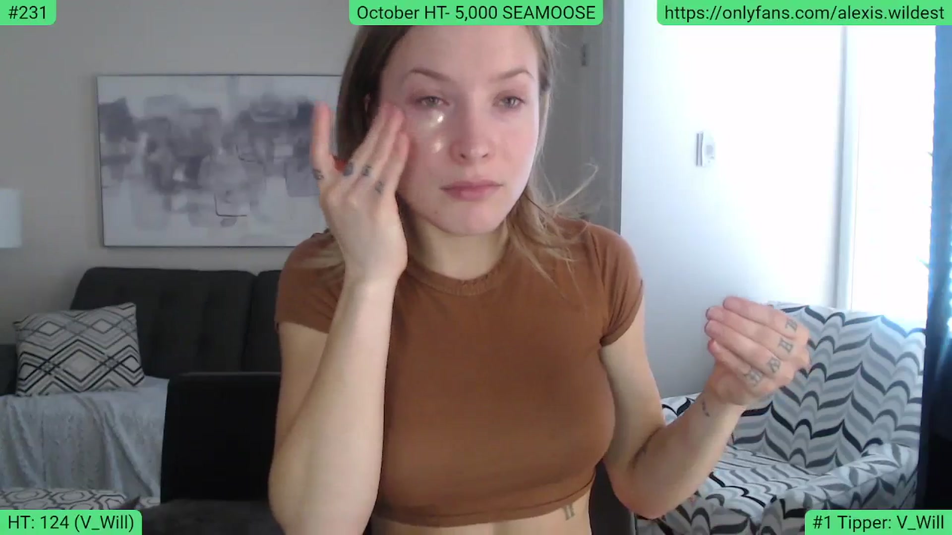 Gallery image thumbnail from AlexisWildest's myfreecams stream on, 10/28/2023, 18:54 image 7 of 20