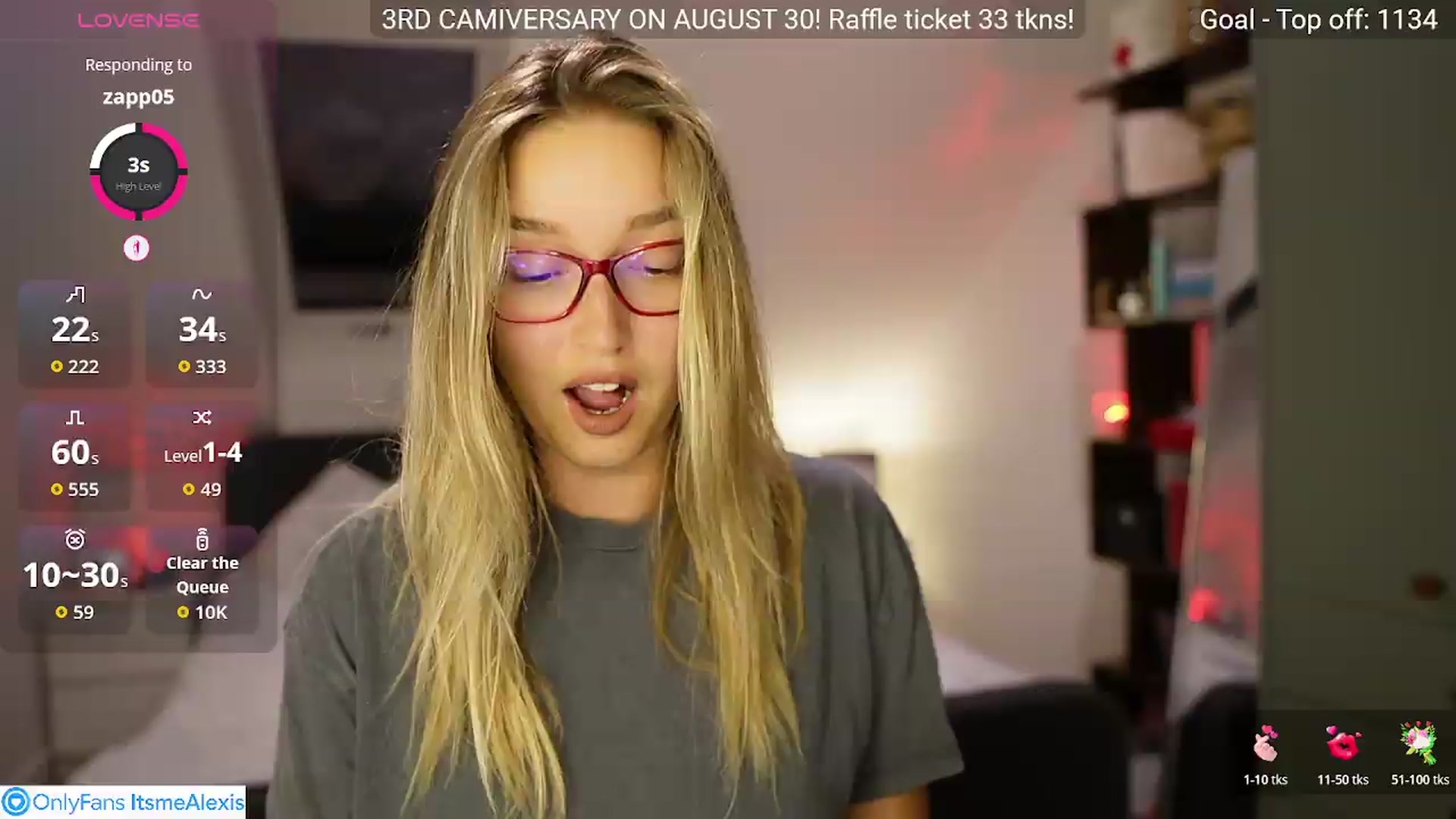 Gallery image thumbnail from Alexis__Texas's myfreecams stream on, 08/23/2026, 19:15 image 12 of 20