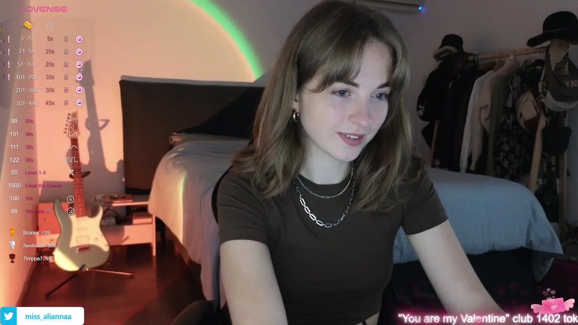 Gallery image thumbnail from Aliannaa's myfreecams stream on, 02/08/2024, 20:00 image 12 of 20