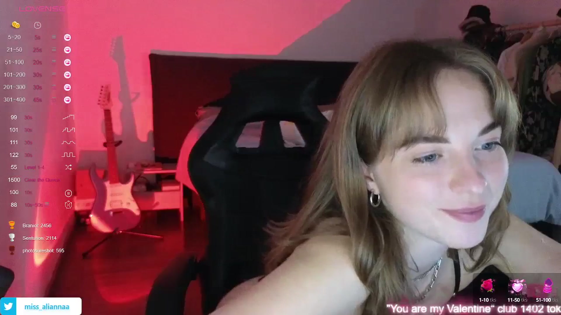 Gallery image thumbnail from Aliannaa's myfreecams stream on, 02/08/2024, 21:51 image 10 of 20