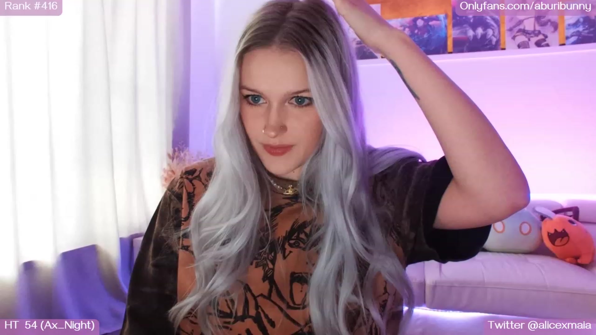 Gallery image thumbnail from AlicexMaia's myfreecams stream on, 01/08/2023, 05:38 image 2 of 20
