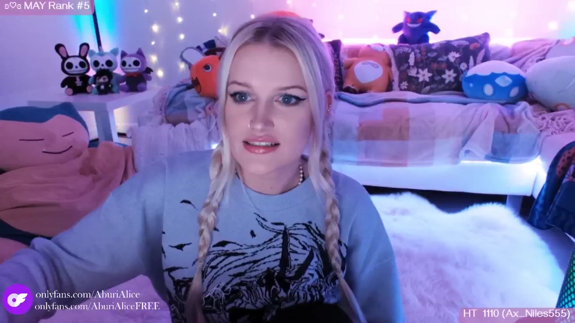 Gallery image thumbnail from AlicexMaia's myfreecams stream on, 05/03/2024, 05:44 image 3 of 20