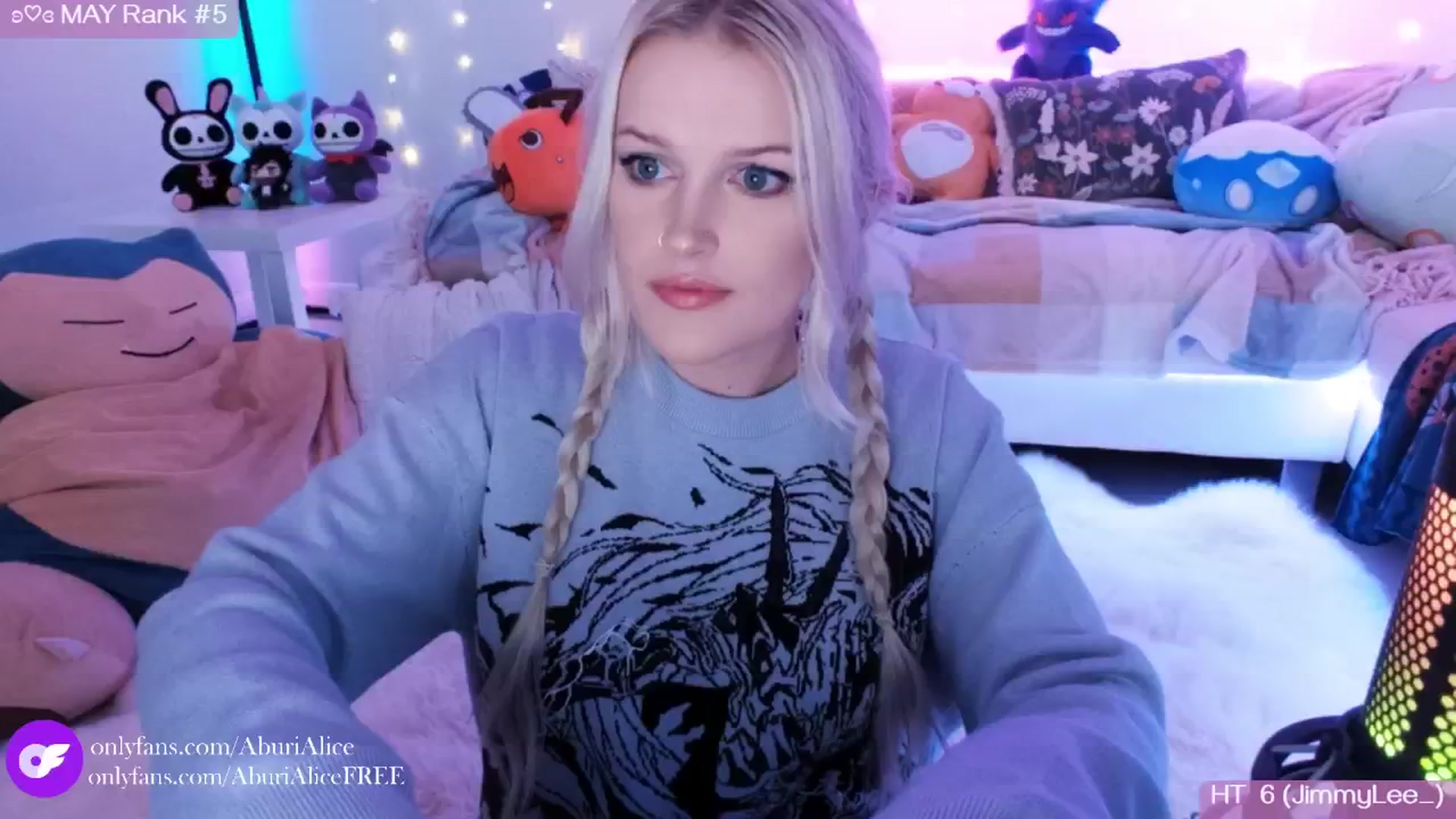 Gallery image thumbnail from AlicexMaia's myfreecams stream on, 05/03/2024, 05:44 image 1 of 20