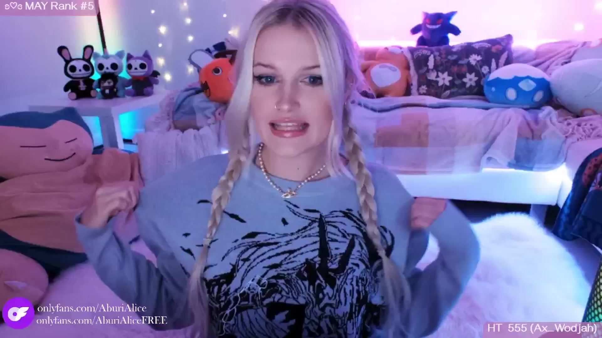 Gallery image thumbnail from AlicexMaia's myfreecams stream on, 05/03/2024, 05:44 image 2 of 20