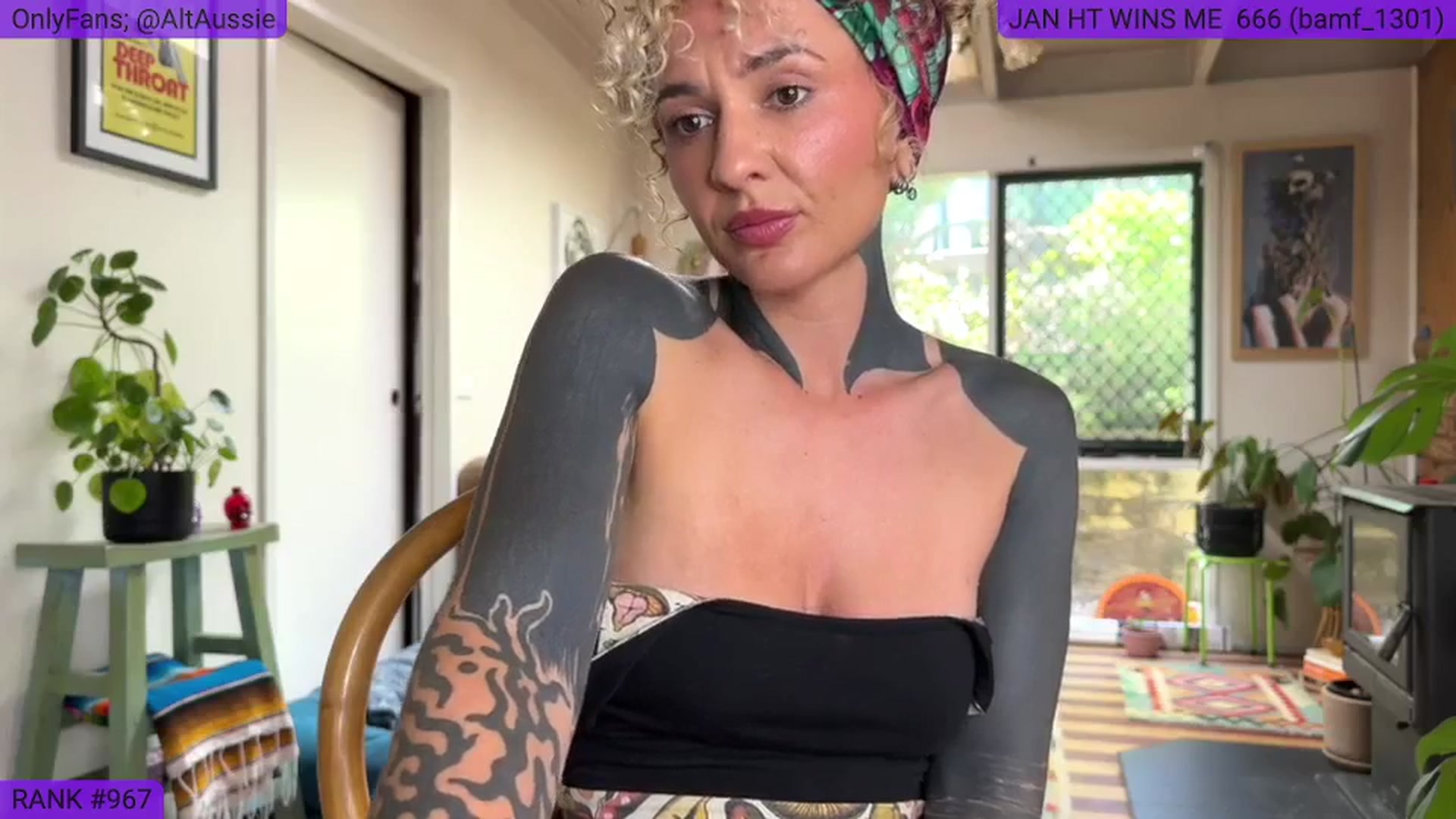 Gallery image thumbnail from Alt_Aussie's myfreecams stream on, 01/02/2025, 06:21 image 10 of 20