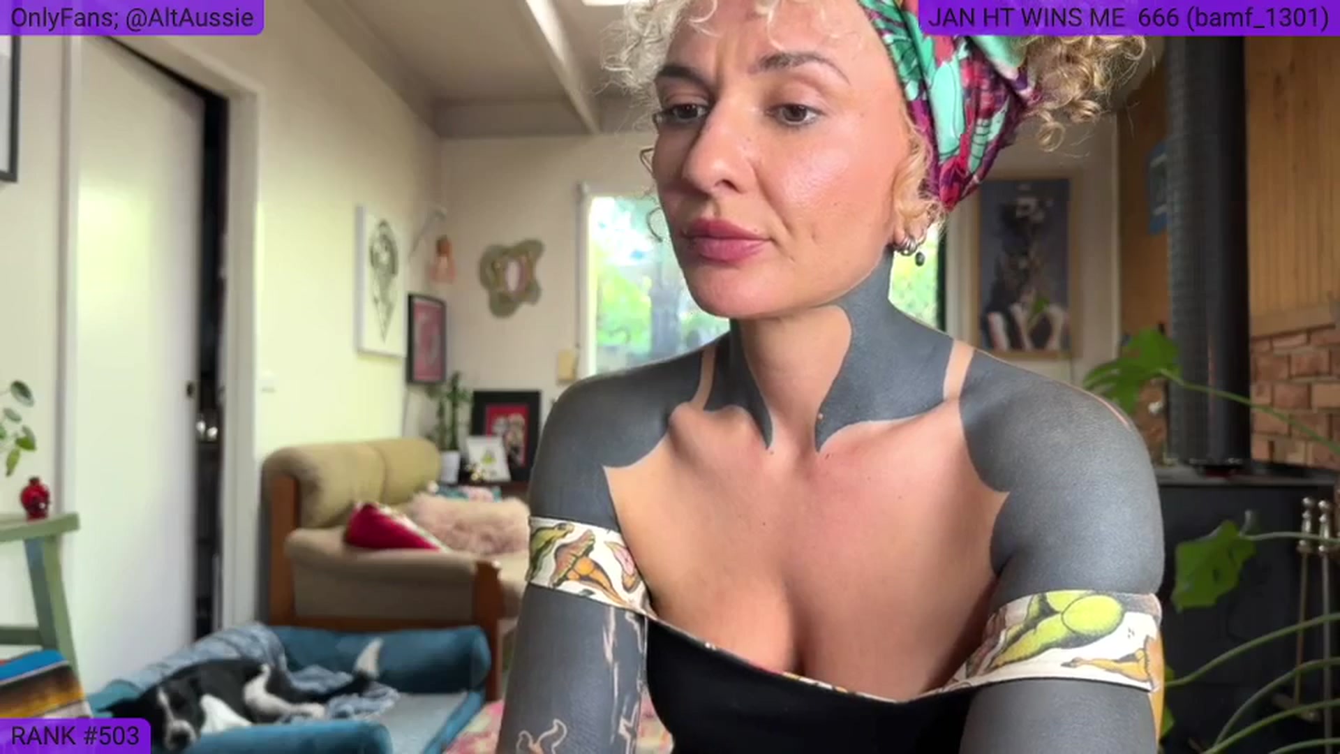 Gallery image thumbnail from Alt_Aussie's myfreecams stream on, 01/02/2025, 10:09 image 6 of 20