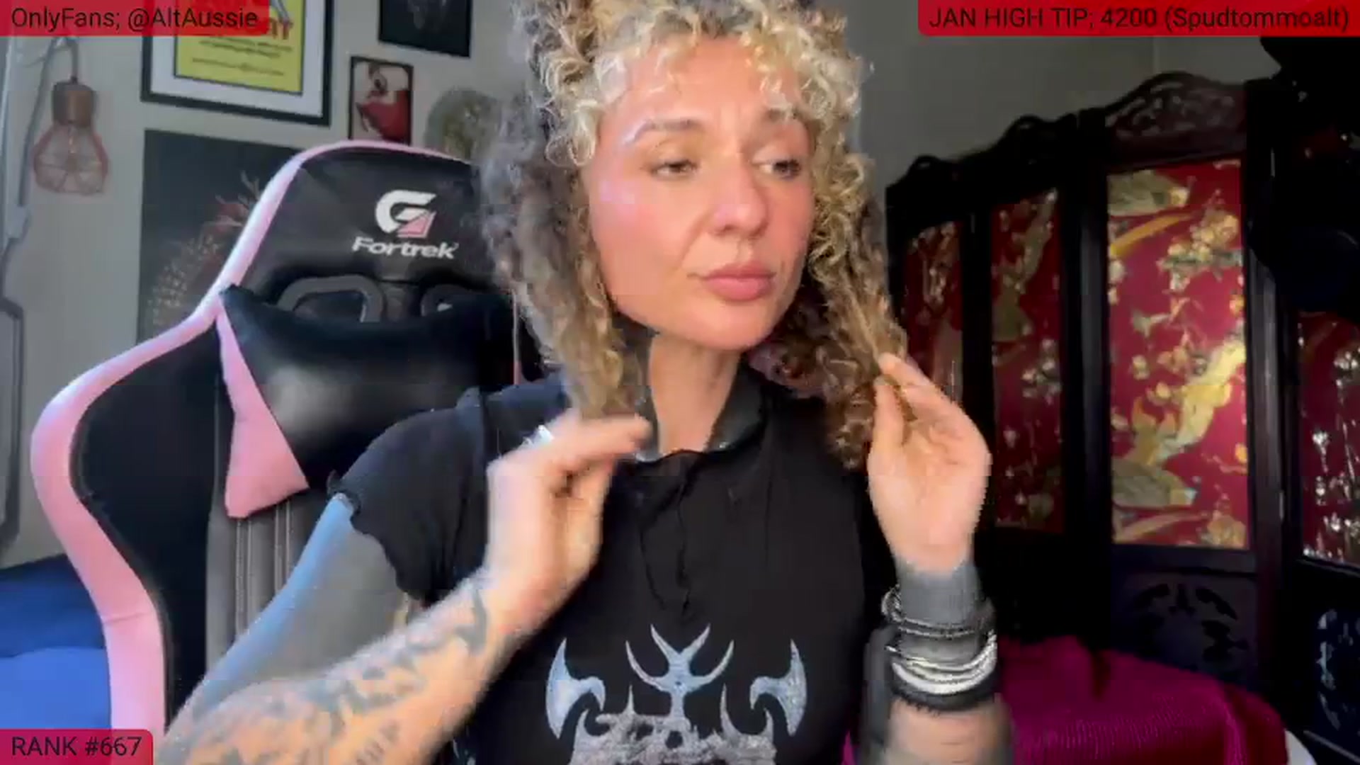 Gallery image thumbnail from Alt_Aussie's myfreecams stream on, 01/24/2025, 09:45 image 3 of 20