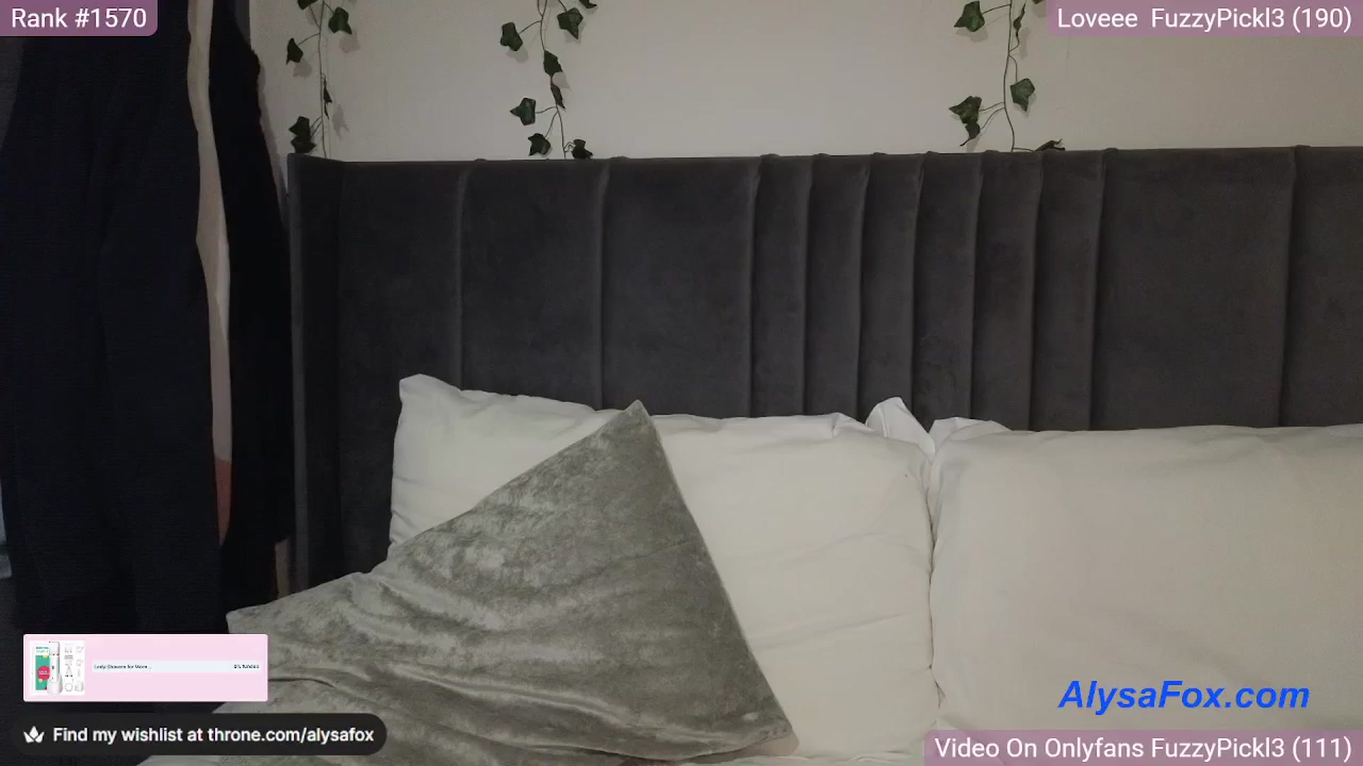 Gallery image thumbnail from AlysaFoxUK's myfreecams stream on, 03/22/2025, 21:48 image 6 of 20