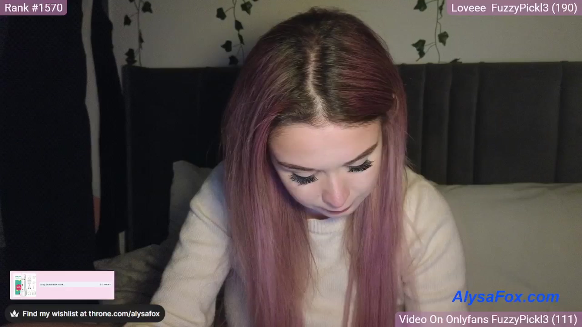 Gallery image thumbnail from AlysaFoxUK's myfreecams stream on, 03/22/2025, 21:48 image 9 of 20