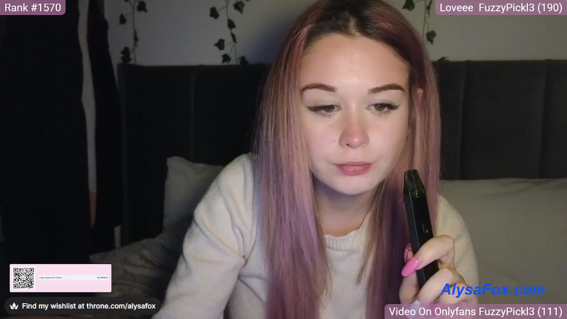 Gallery image thumbnail from AlysaFoxUK's myfreecams stream on, 03/22/2025, 21:48 image 12 of 20