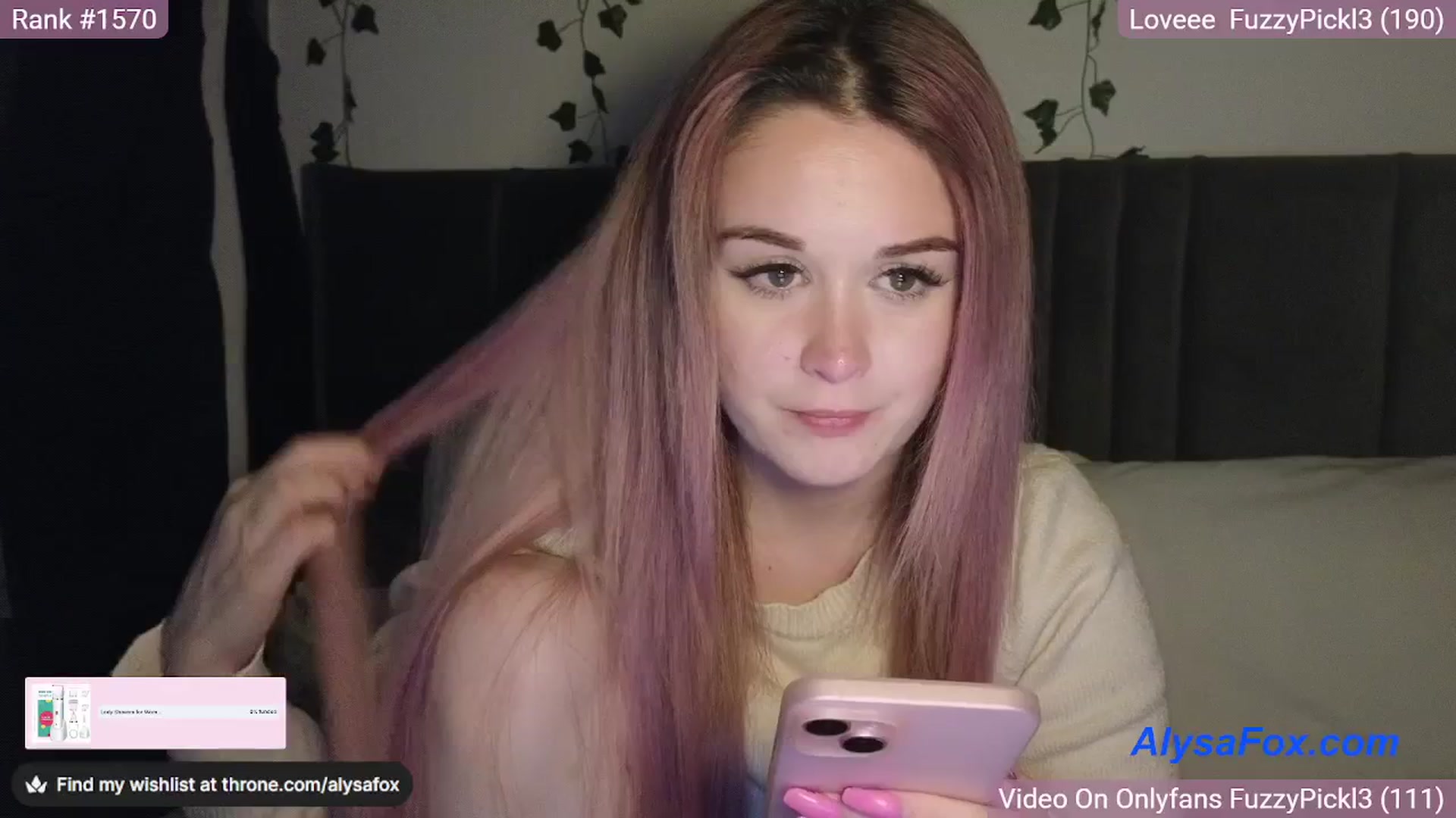 Gallery image thumbnail from AlysaFoxUK's myfreecams stream on, 03/22/2025, 21:48 image 2 of 20