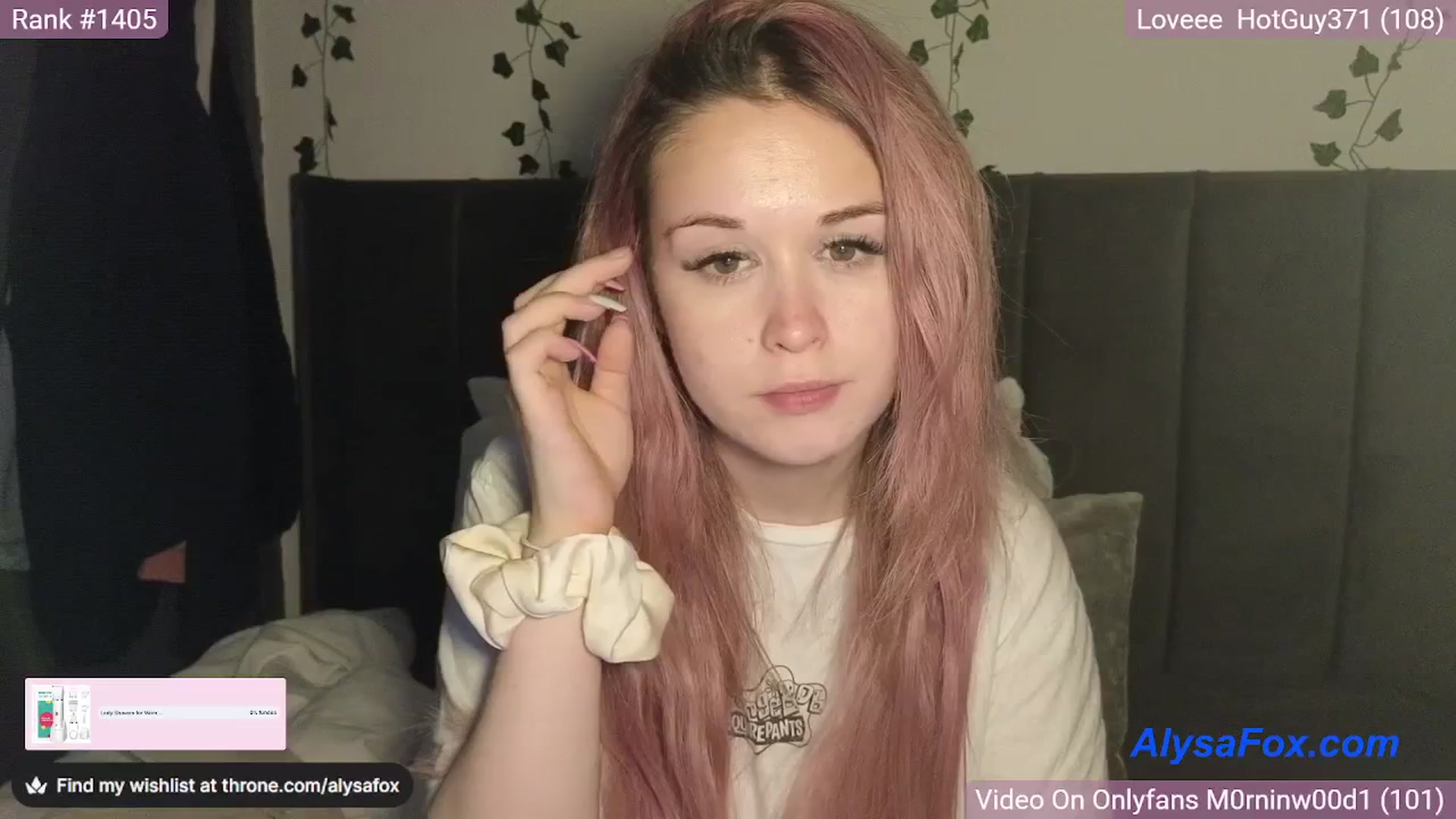 Gallery image thumbnail from AlysaFoxUK's myfreecams stream on, 03/24/2025, 24:02 image 19 of 20
