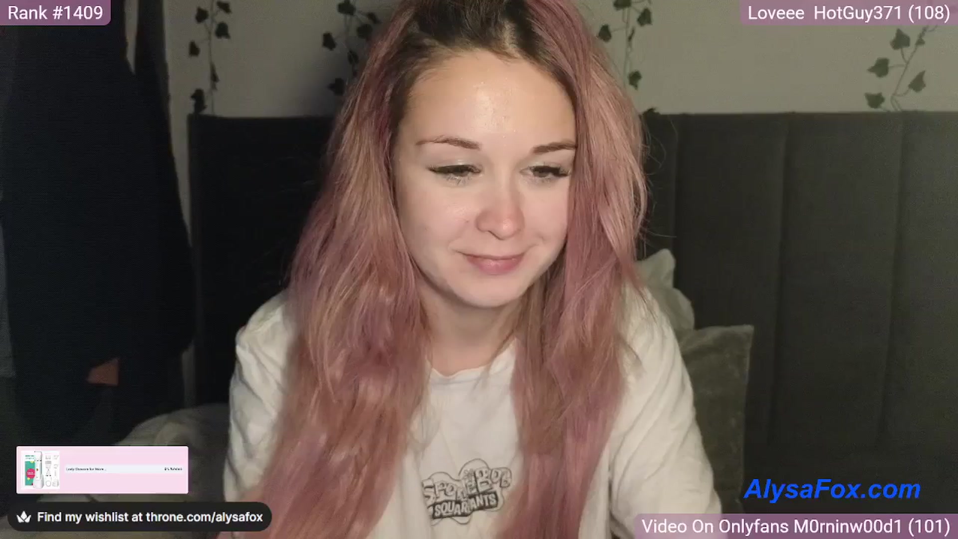 Gallery image thumbnail from AlysaFoxUK's myfreecams stream on, 03/24/2025, 24:02 image 10 of 20