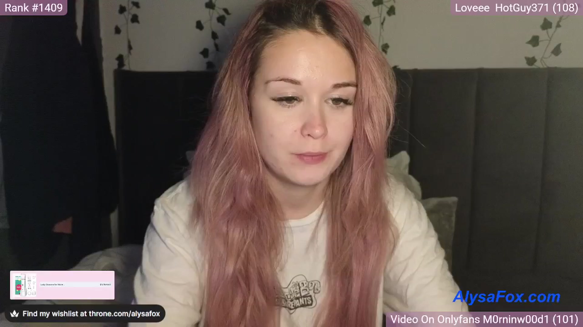 Gallery image thumbnail from AlysaFoxUK's myfreecams stream on, 03/24/2025, 24:02 image 14 of 20