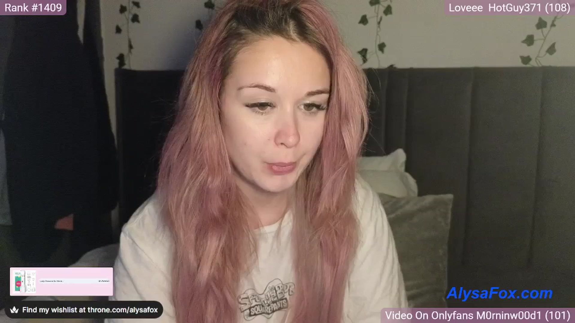 Gallery image thumbnail from AlysaFoxUK's myfreecams stream on, 03/24/2025, 24:02 image 15 of 20