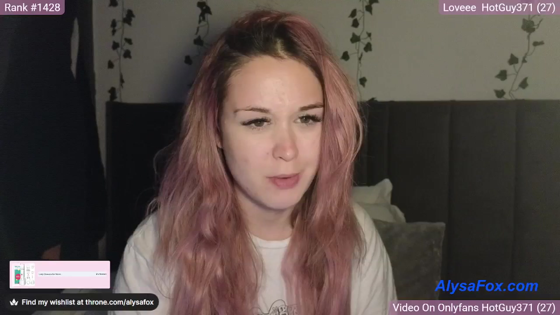 Gallery image thumbnail from AlysaFoxUK's myfreecams stream on, 03/24/2025, 24:02 image 2 of 20