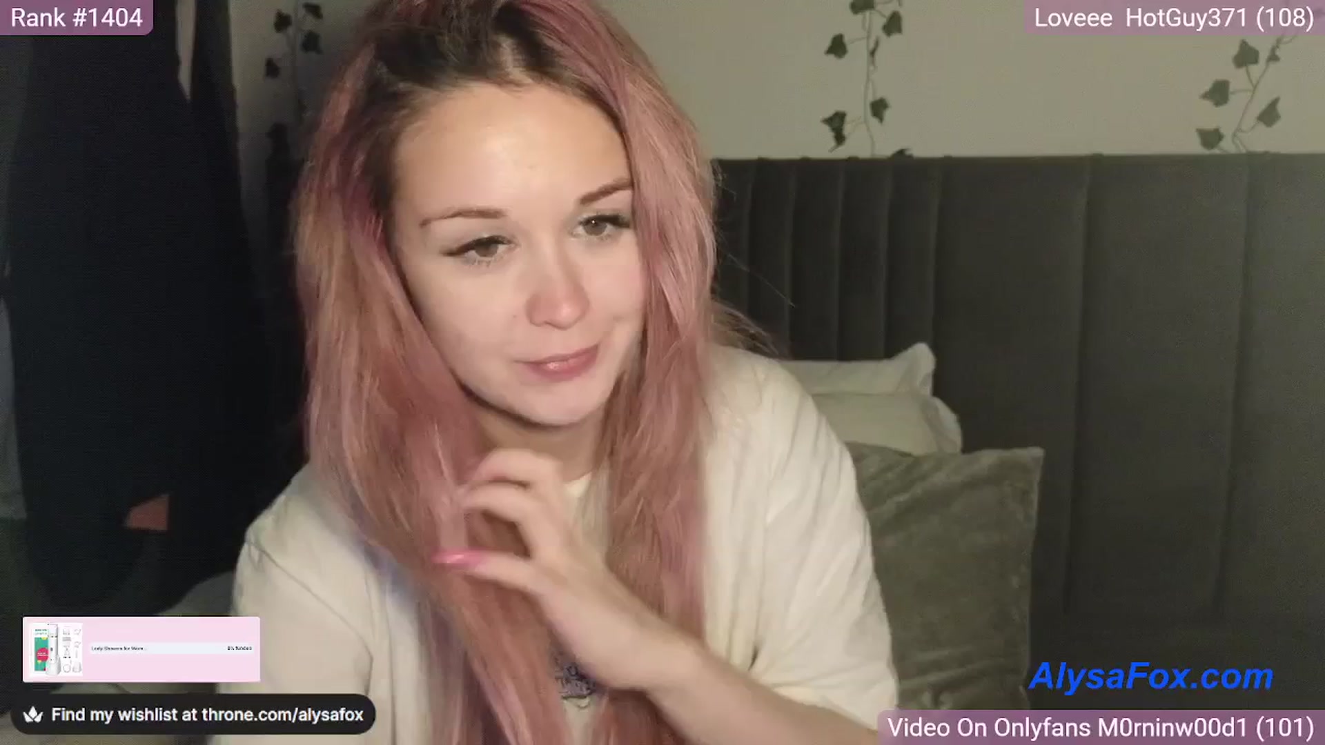 Gallery image thumbnail from AlysaFoxUK's myfreecams stream on, 03/24/2025, 24:02 image 18 of 20