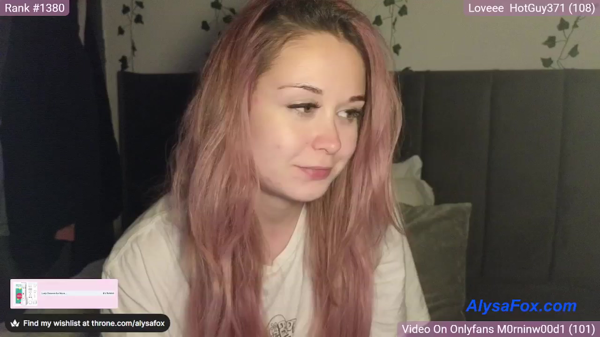 Gallery image thumbnail from AlysaFoxUK's myfreecams stream on, 03/24/2025, 24:42 image 19 of 20