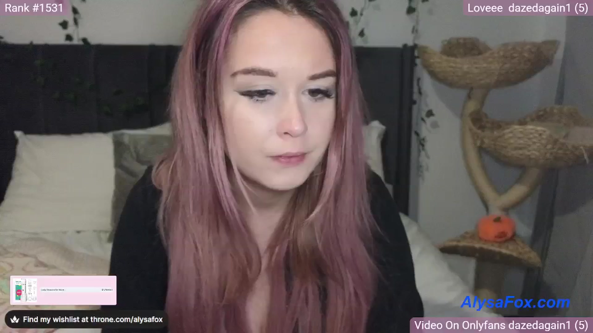 Gallery image thumbnail from AlysaFoxUK's myfreecams stream on, 03/27/2025, 24:29 image 20 of 20