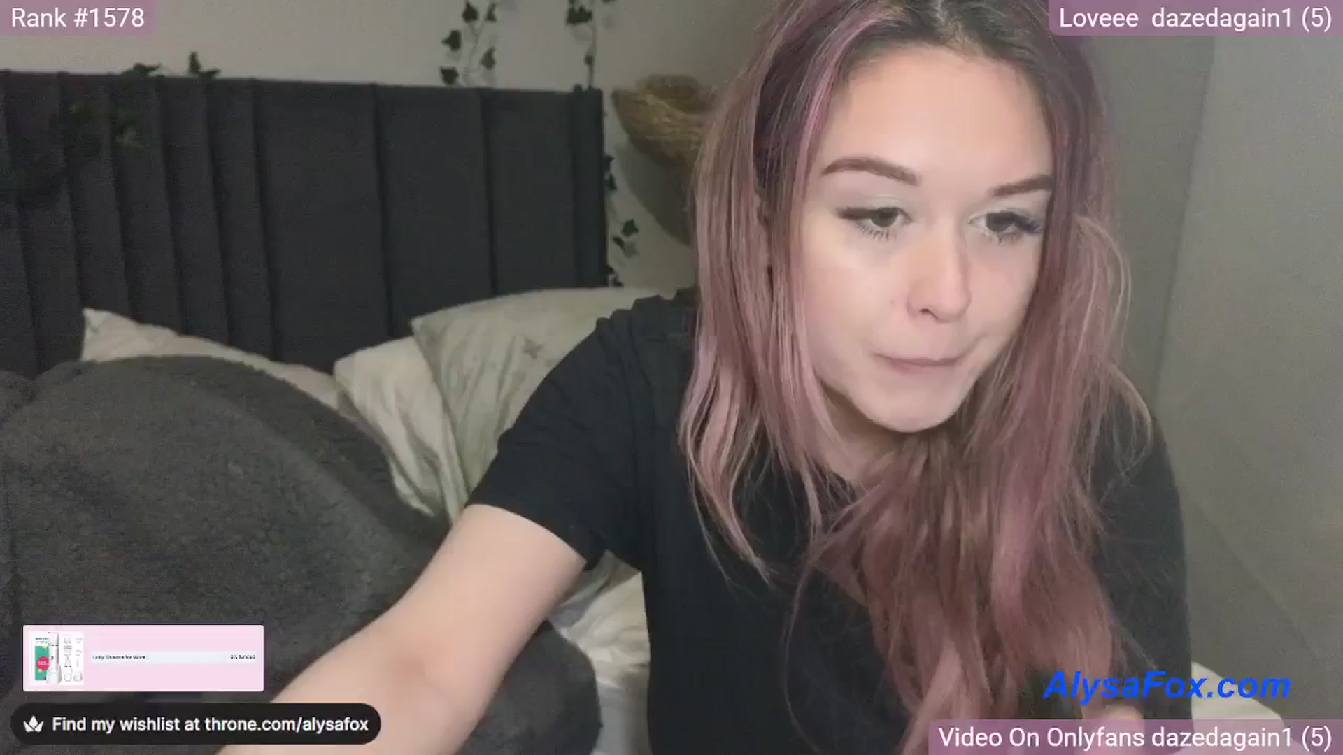 Gallery image thumbnail from AlysaFoxUK's myfreecams stream on, 03/27/2025, 22:06 image 12 of 20