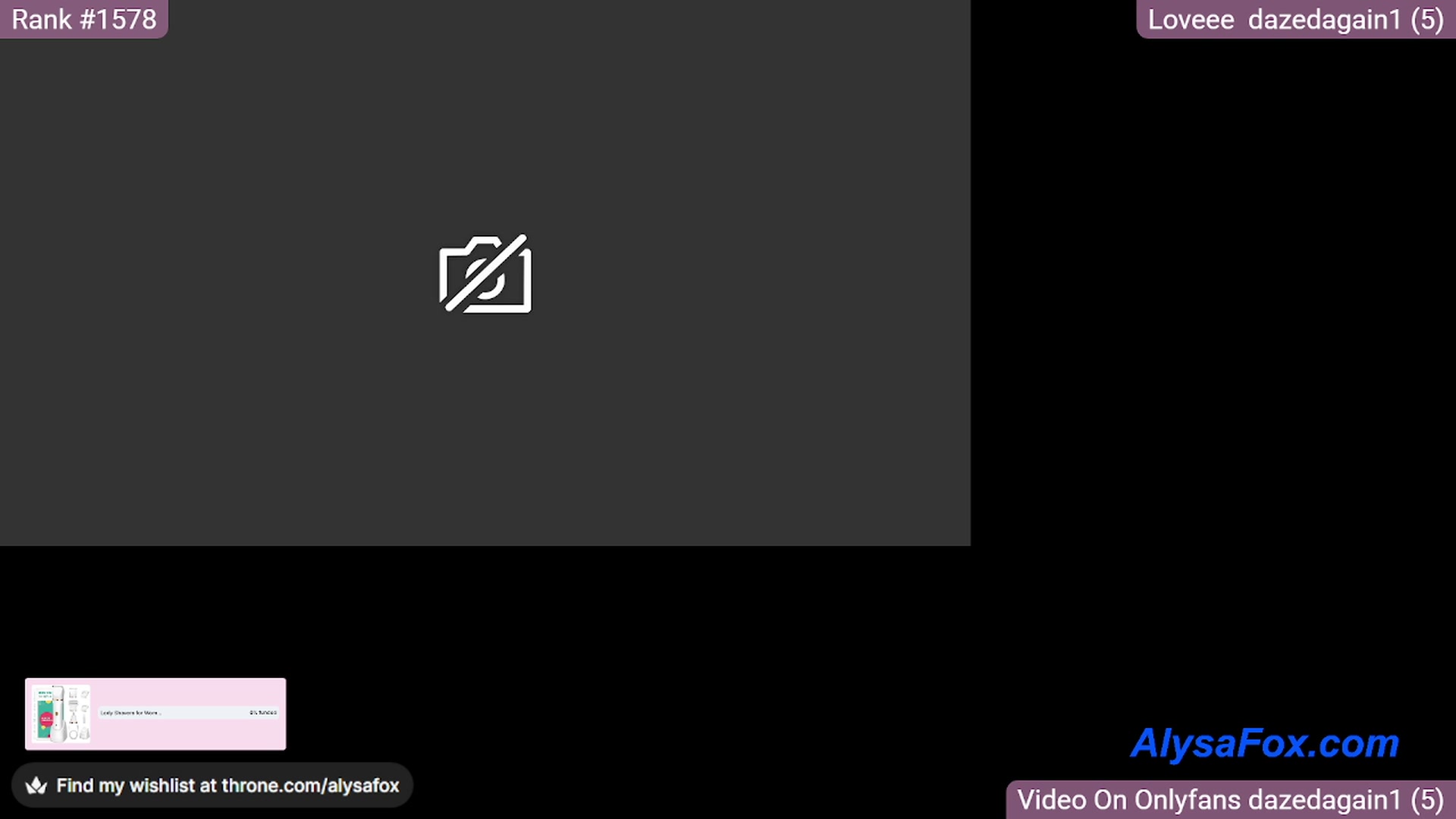 Gallery image thumbnail from AlysaFoxUK's myfreecams stream on, 03/27/2025, 22:06 image 18 of 20