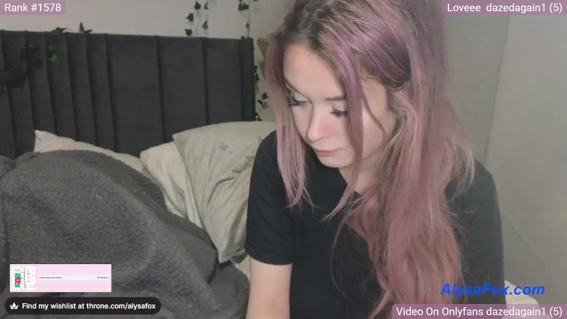 Gallery image thumbnail from AlysaFoxUK's myfreecams stream on, 03/27/2025, 22:06 image 9 of 20