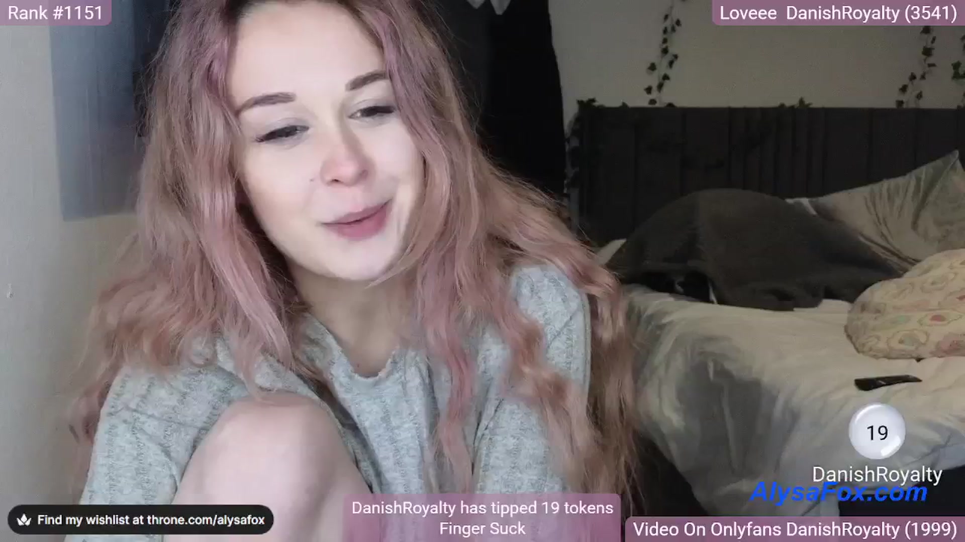 Gallery image thumbnail from AlysaFoxUK's myfreecams stream on, 04/03/2025, 24:10 image 8 of 20