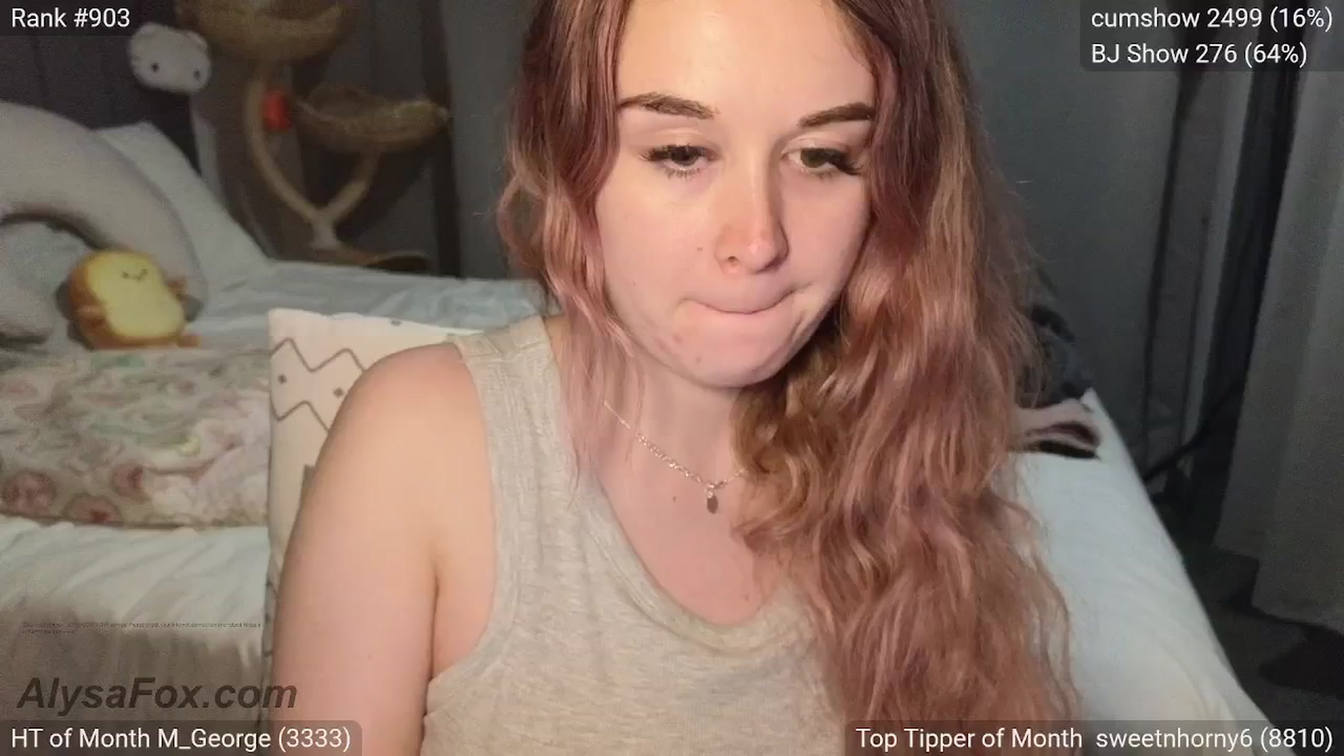 Gallery image thumbnail from AlysaFoxUK's myfreecams stream on, 04/12/2025, 22:50 image 18 of 20