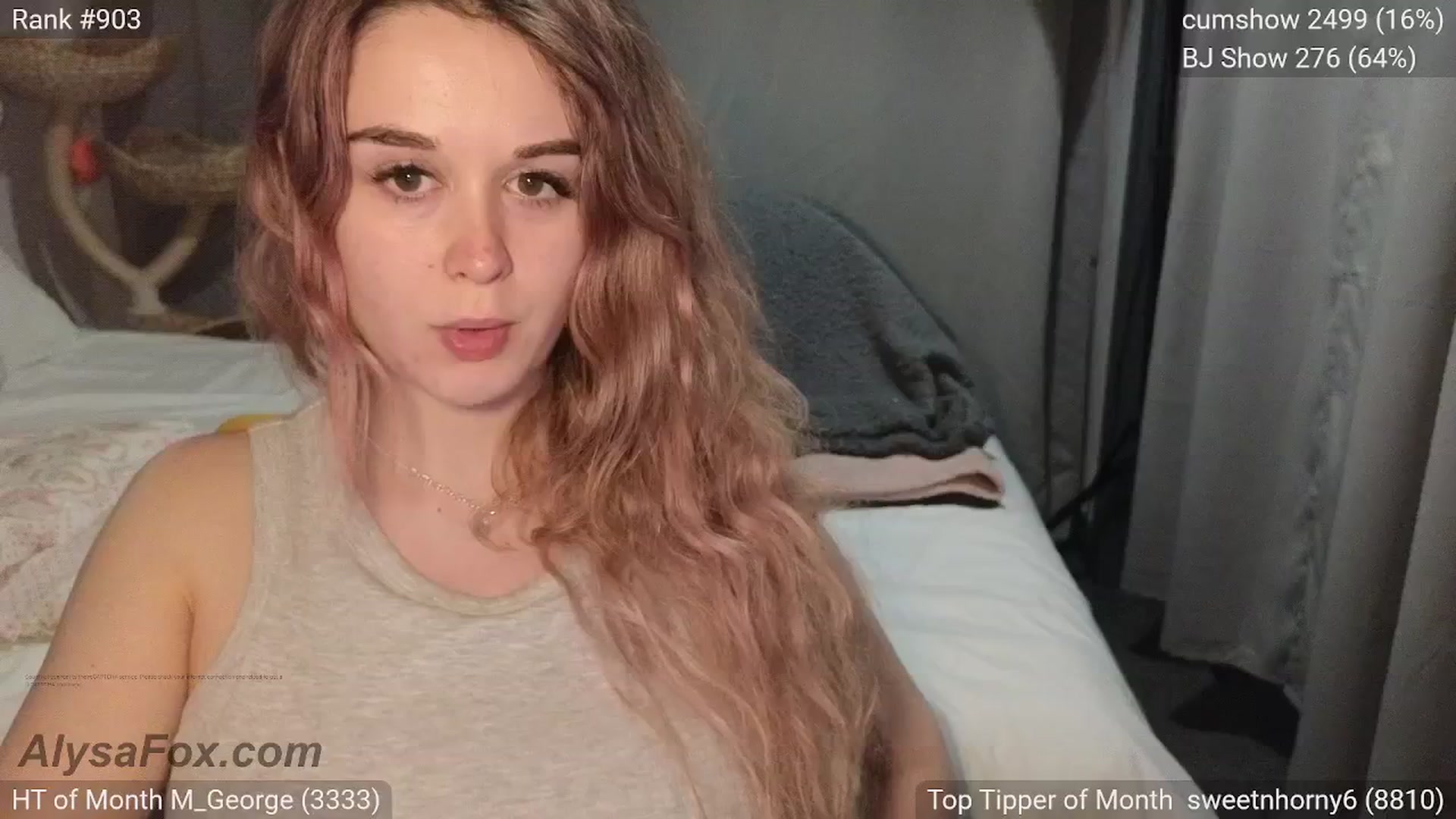 Gallery image thumbnail from AlysaFoxUK's myfreecams stream on, 04/12/2025, 22:50 image 12 of 20