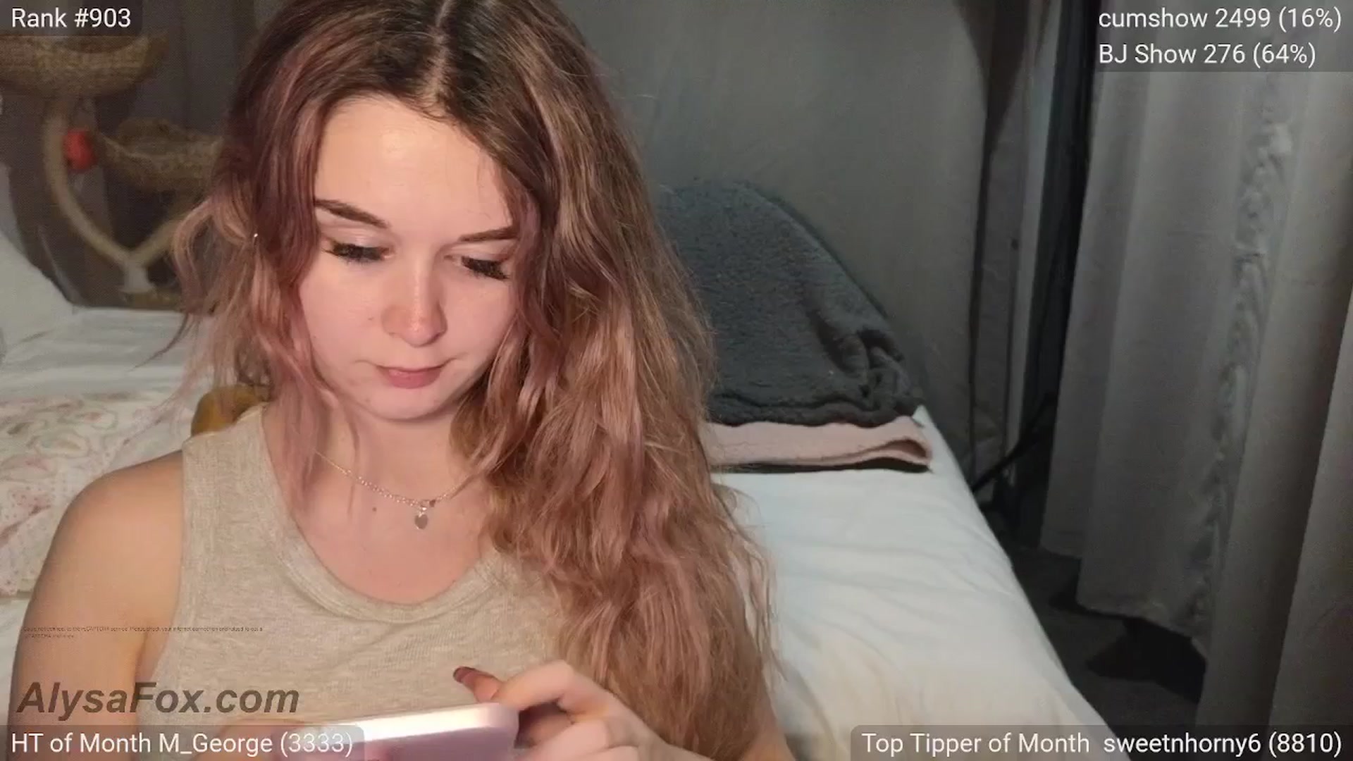 Gallery image thumbnail from AlysaFoxUK's myfreecams stream on, 04/12/2025, 22:50 image 15 of 20